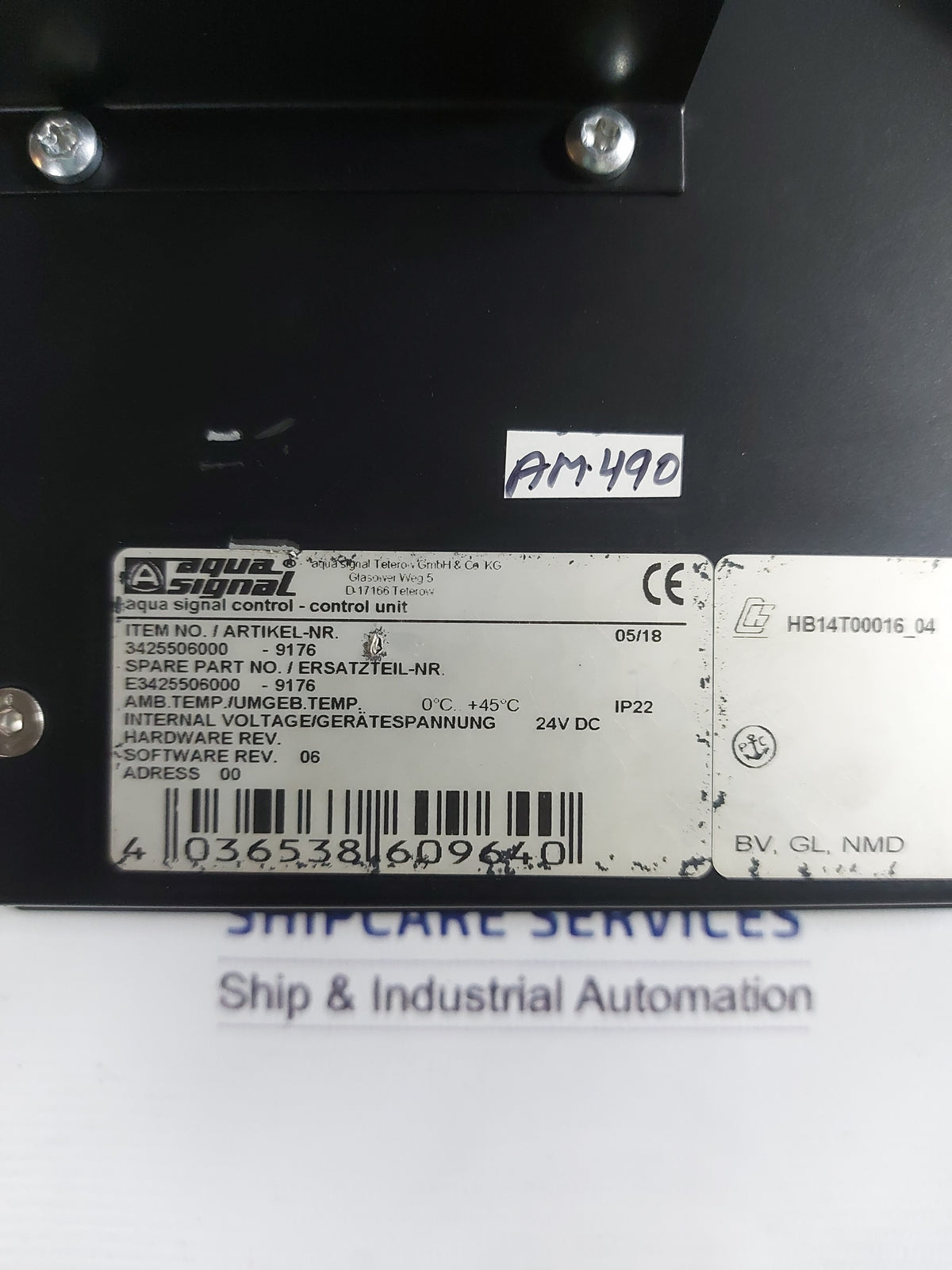 AQUA SIGNAL E3425506000-9176 NAVIGATION LIGHTS CONTROL UNIT