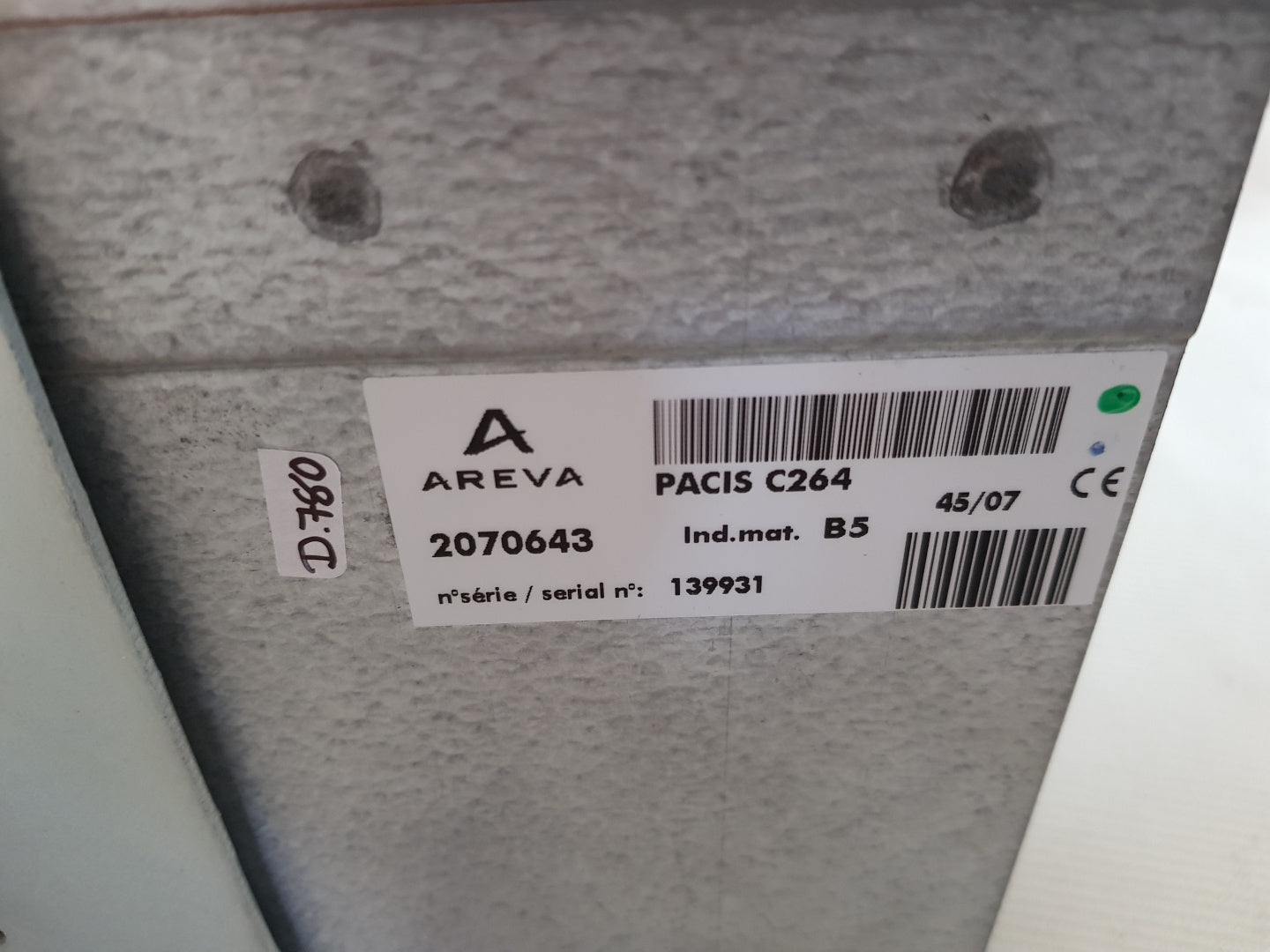 AREVA MICOM C264.3002 PROTECTION RELAY