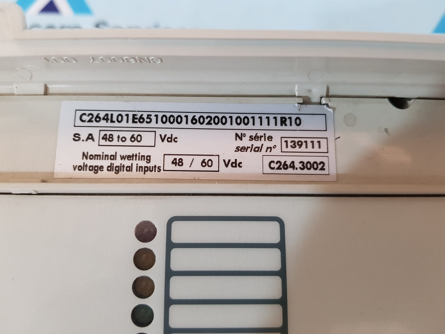 AREVA MICOM C264.3002 PROTECTION RELAY