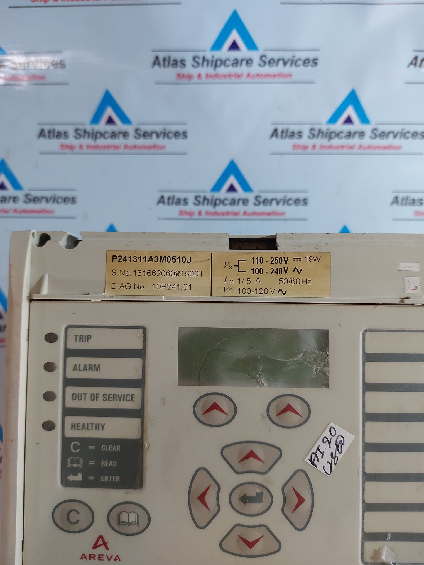 AREVA MICOM P241 MOTOR PROTECTION RELAY P241311A3M0510J