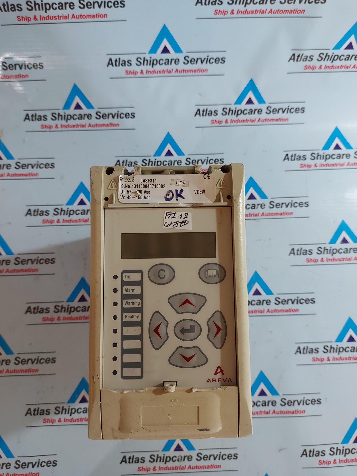 AREVA MICOM R 922 0ASF311 RELAY