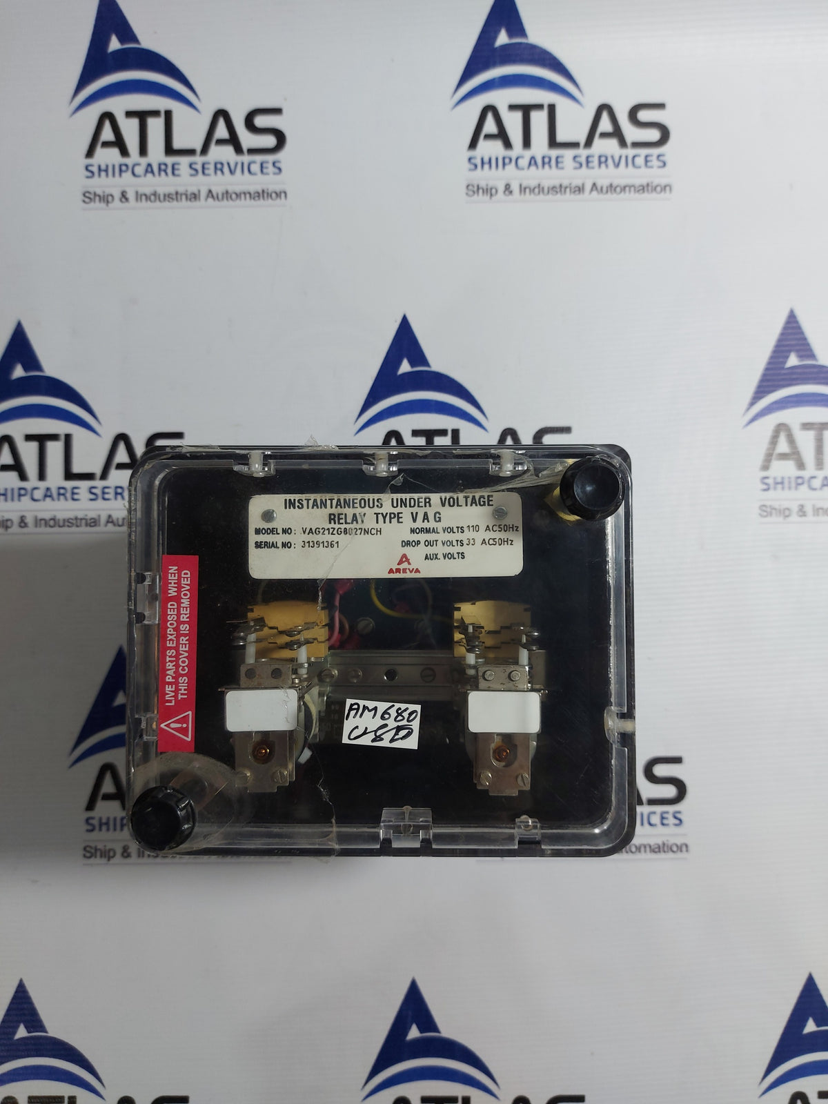 AREVA VAG INSTANTANEOUS UNDER VOLTAGE RELAY VAG21ZG8027NCH