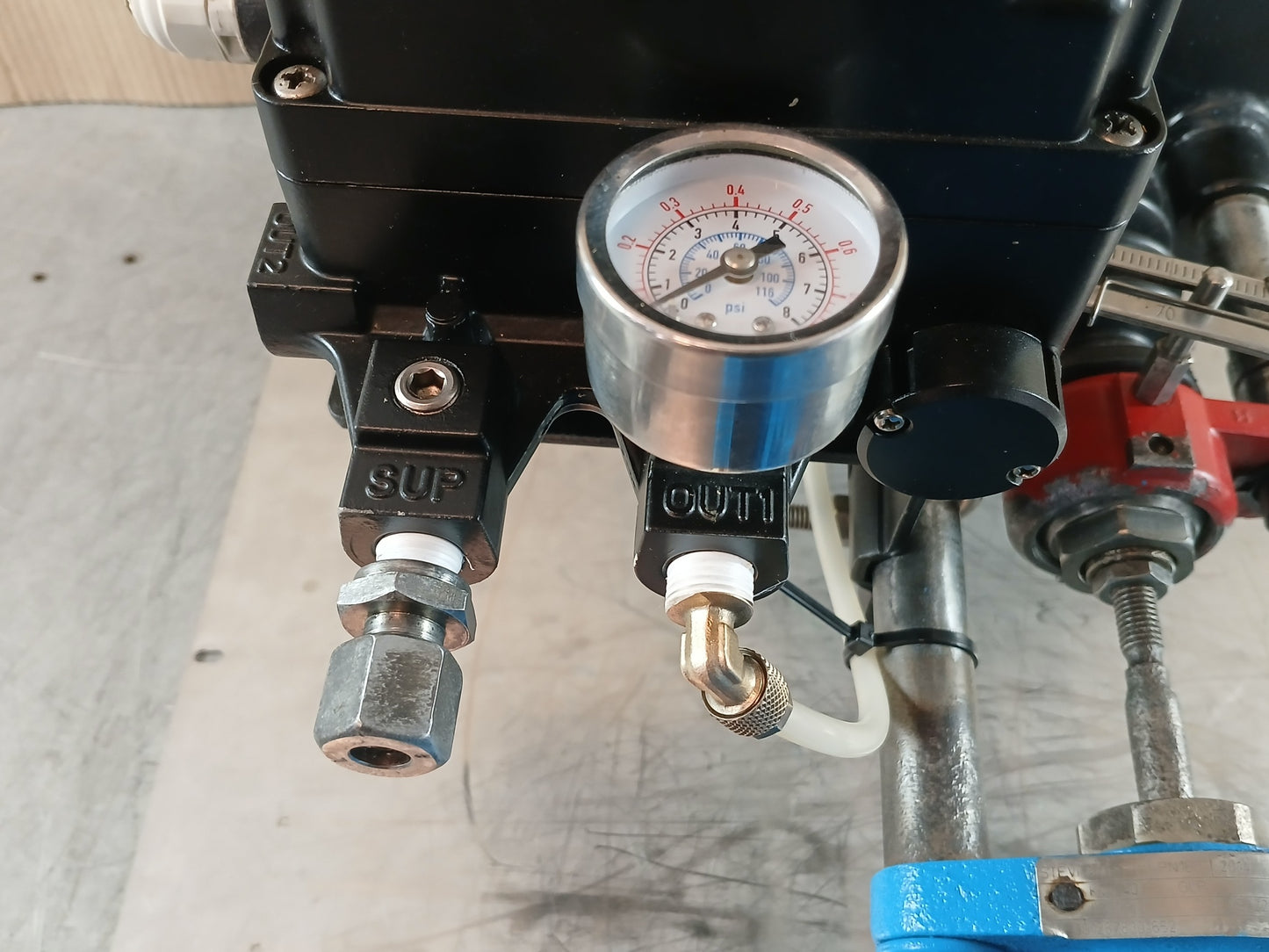 ARI-ARMATUREN STEVI 440 CONTROL VALVE ACTUATOR W/ELECTRO-PNEUMATIC POSITIONER