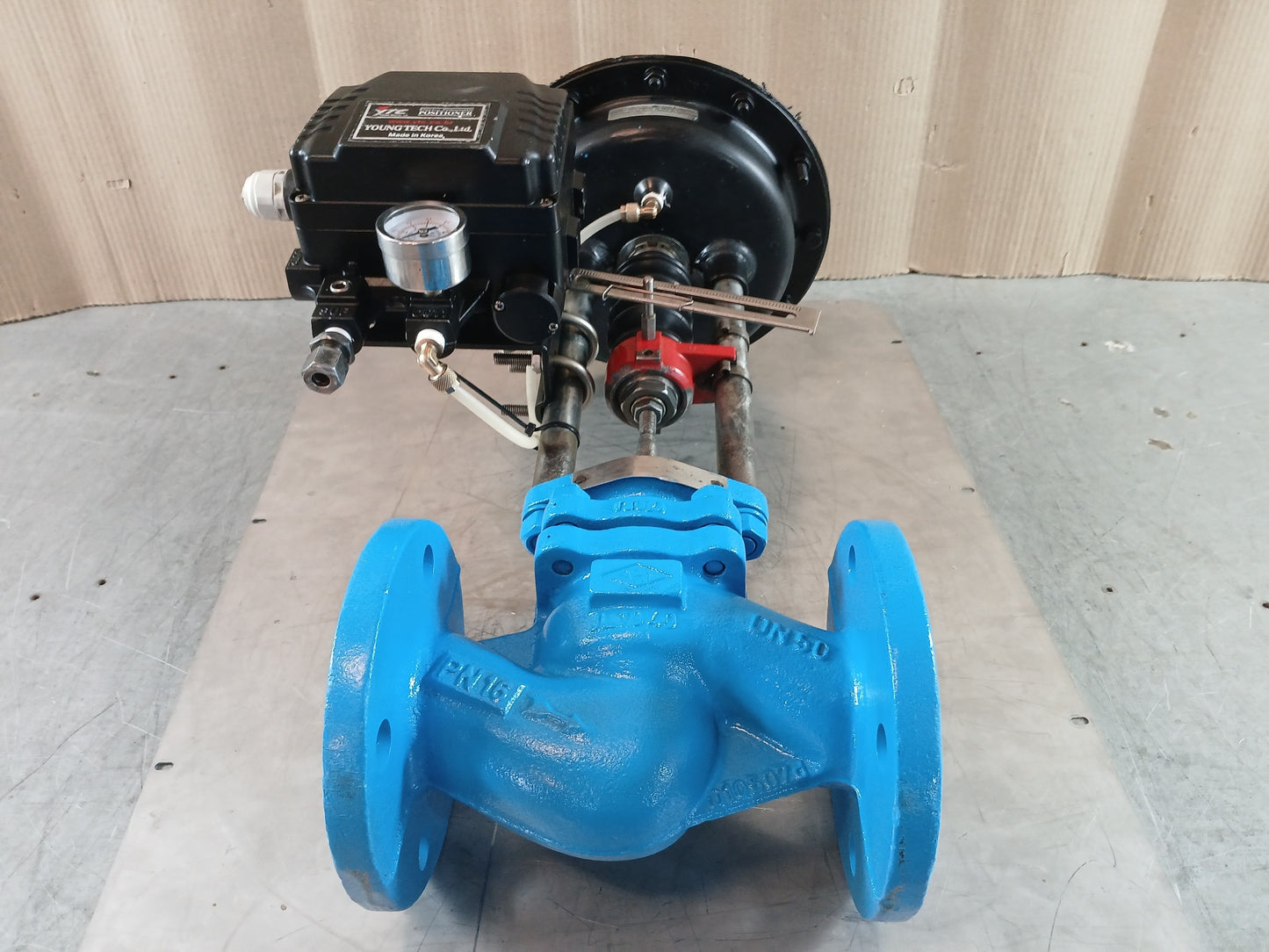ARI-ARMATUREN STEVI 440 CONTROL VALVE ACTUATOR W/ELECTRO-PNEUMATIC POSITIONER