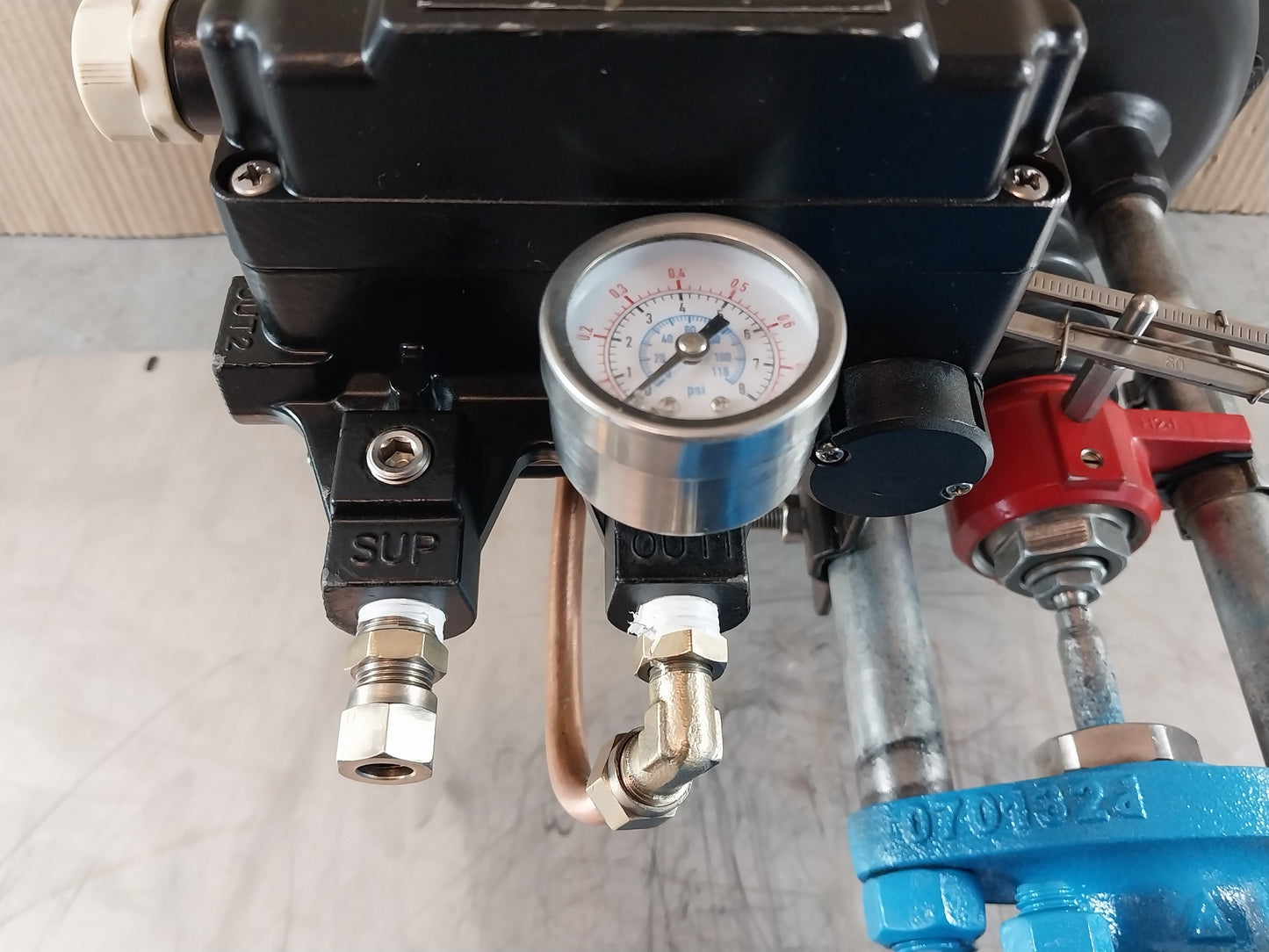 ARI-ARMATUREN STEVI 440 CONTROL VALVE ACTUATOR W/ELECTRO-PNEUMATIC POSITIONER