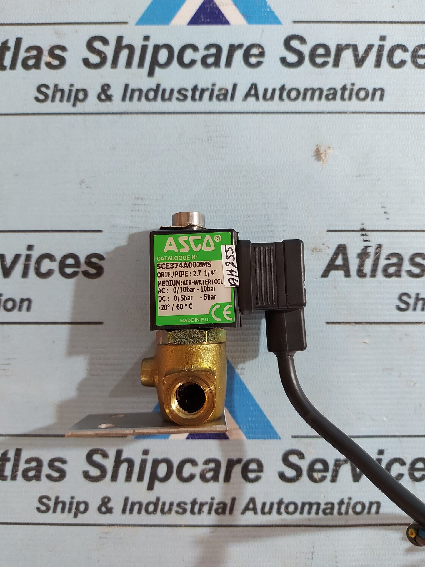 ASCO SCE374A002MS SOLENOID WATER VALVE