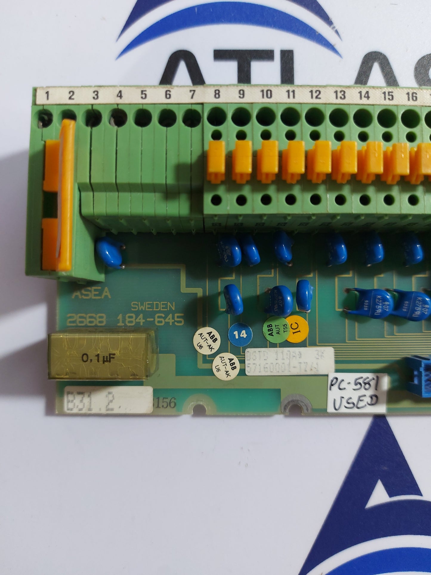 ASEA DSTD 110A 57160001-TZ/1 DIGITAL OUTPUT UNIT