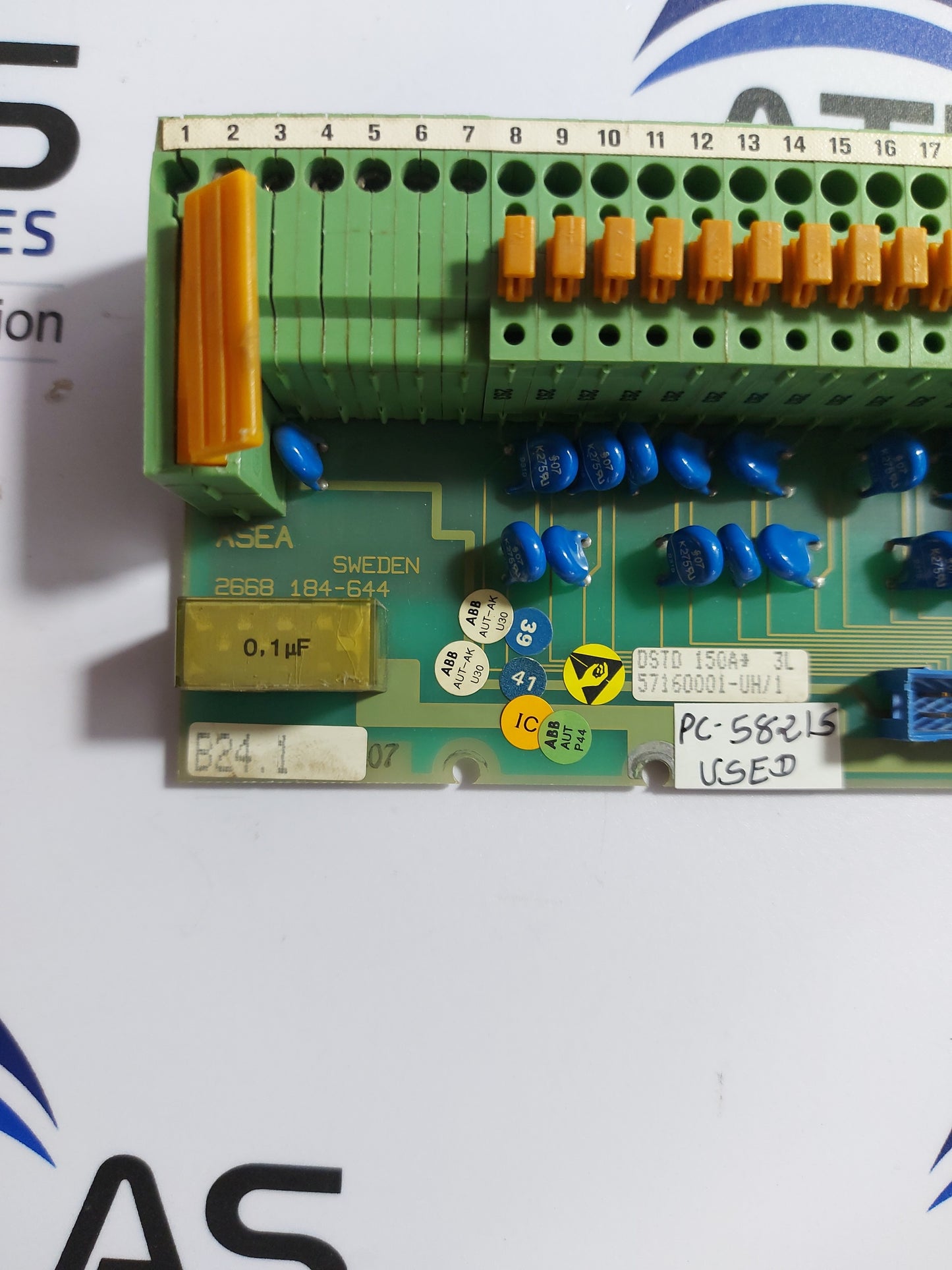 ASEA DSTD 150A CONNECTION UNIT 57160001-UH/1