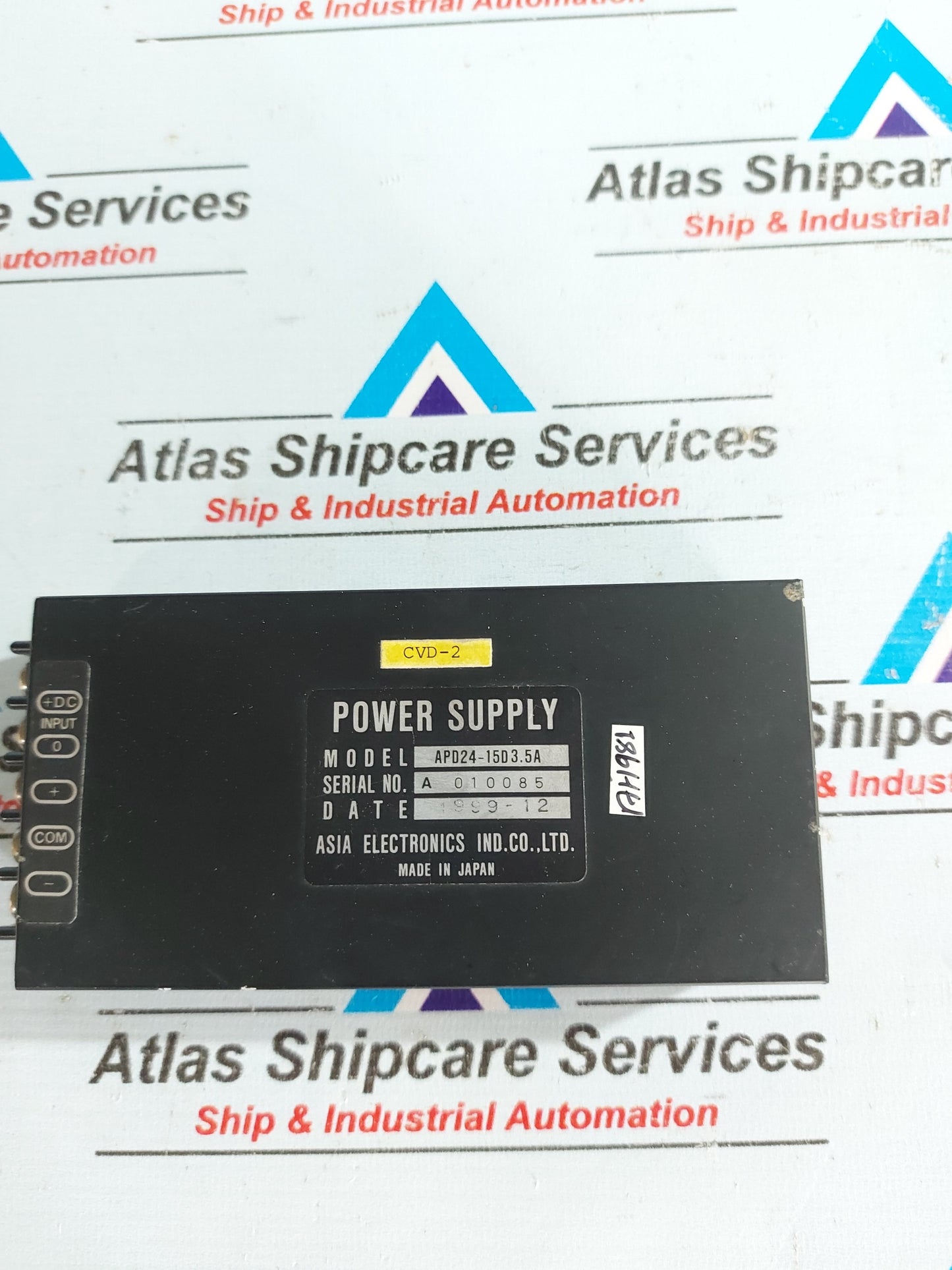 ASIA ELECTRONICS APD24-15D3.5A POWER SUPPLY