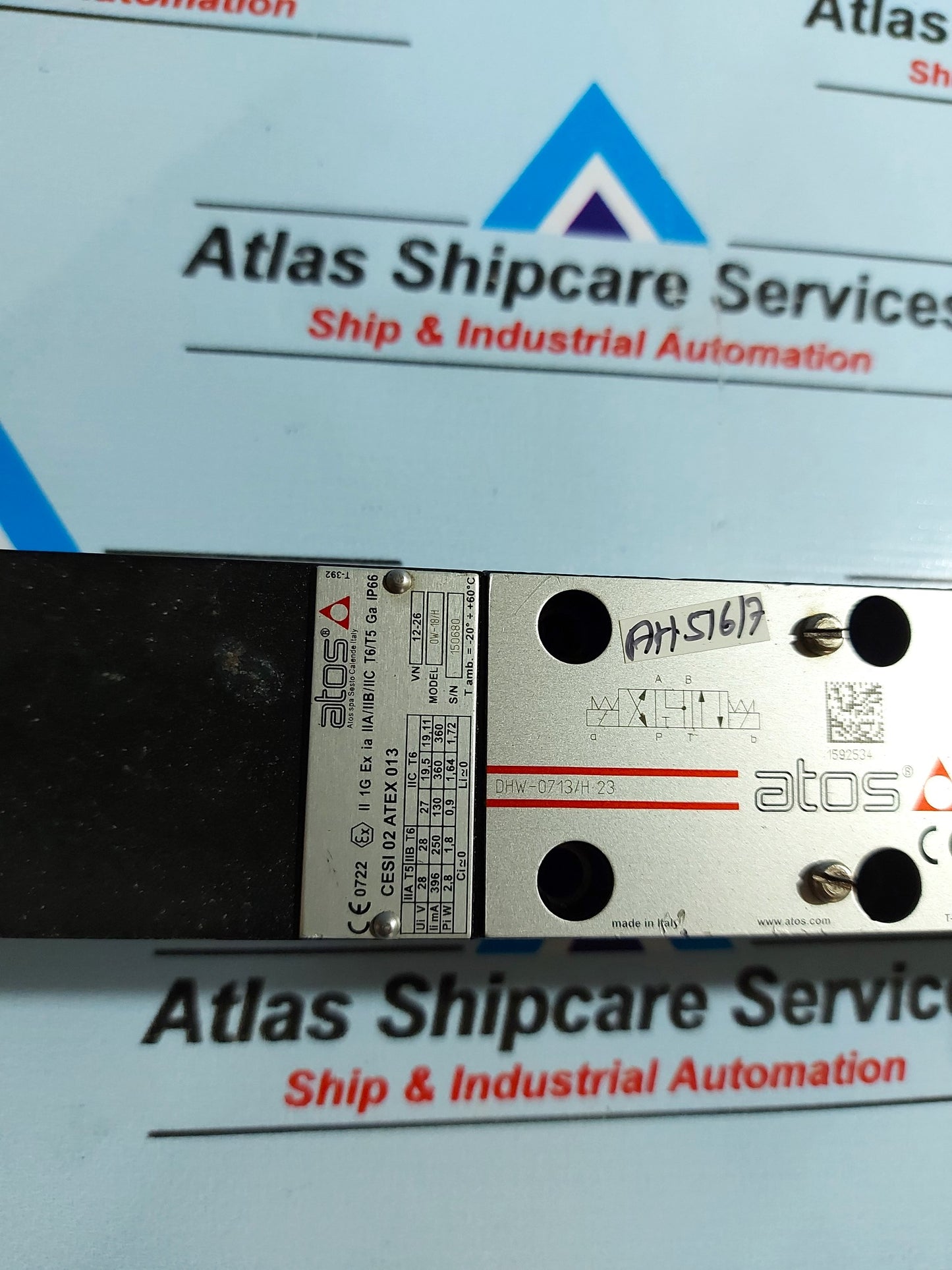 ATOS VN 12-26 DHW-0713/H 23 HYDRAULIC VALVE