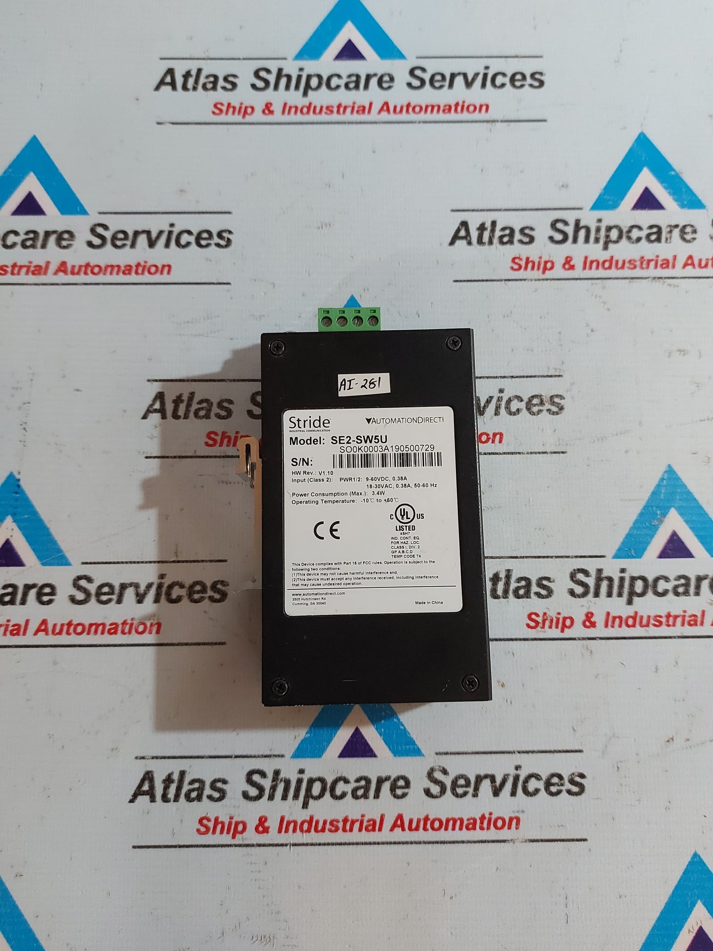 AUTOMATION DIRECT SE2-SW5U STRIDE INDUSTRIAL 5 PORT ETHERNET SWITCH