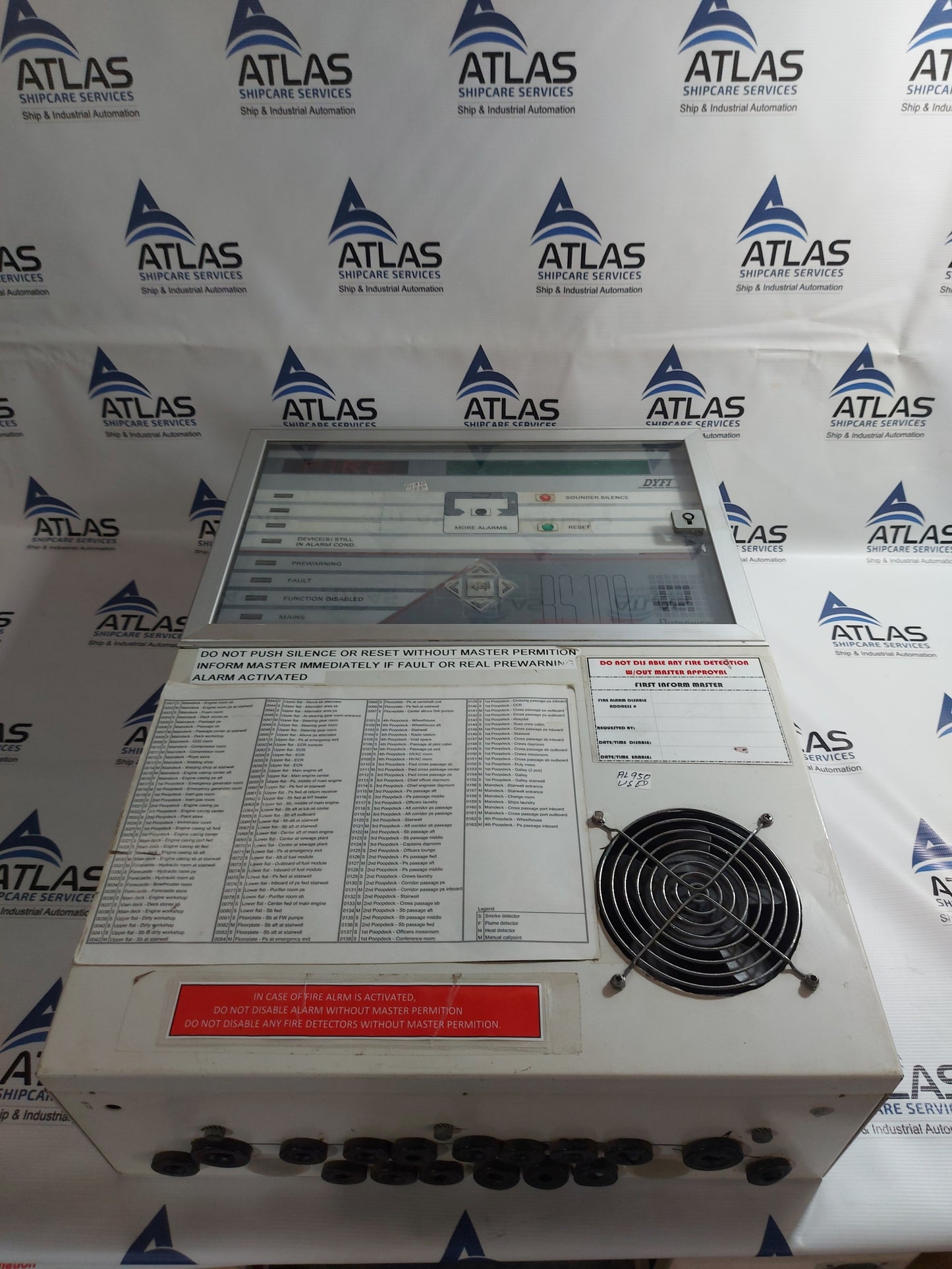 AUTRONICA BS-100 ALARM FIRE DETECTION SYSTEM
