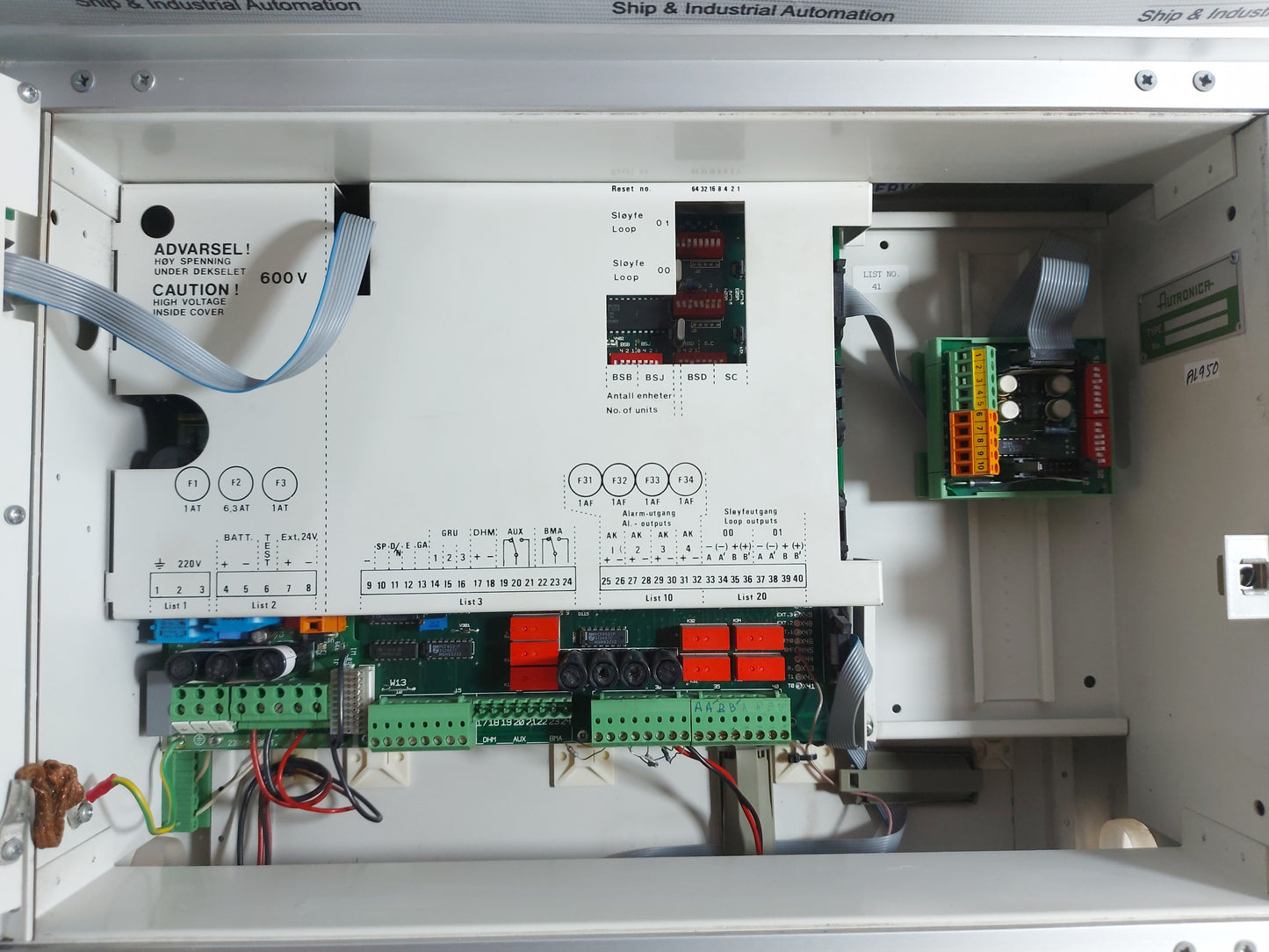 AUTRONICA BS-100 ALARM FIRE DETECTION SYSTEM