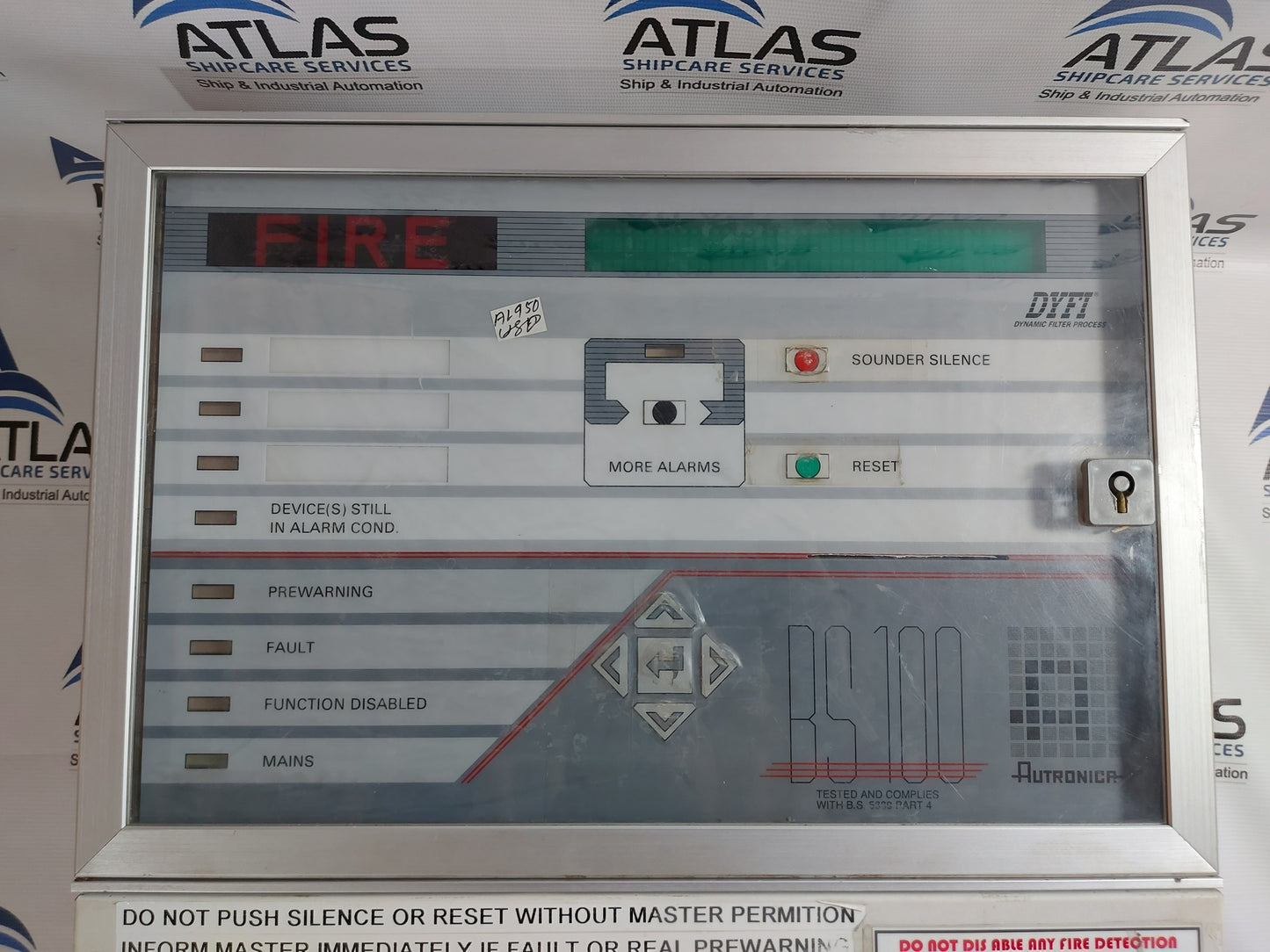 AUTRONICA BS-100 ALARM FIRE DETECTION SYSTEM