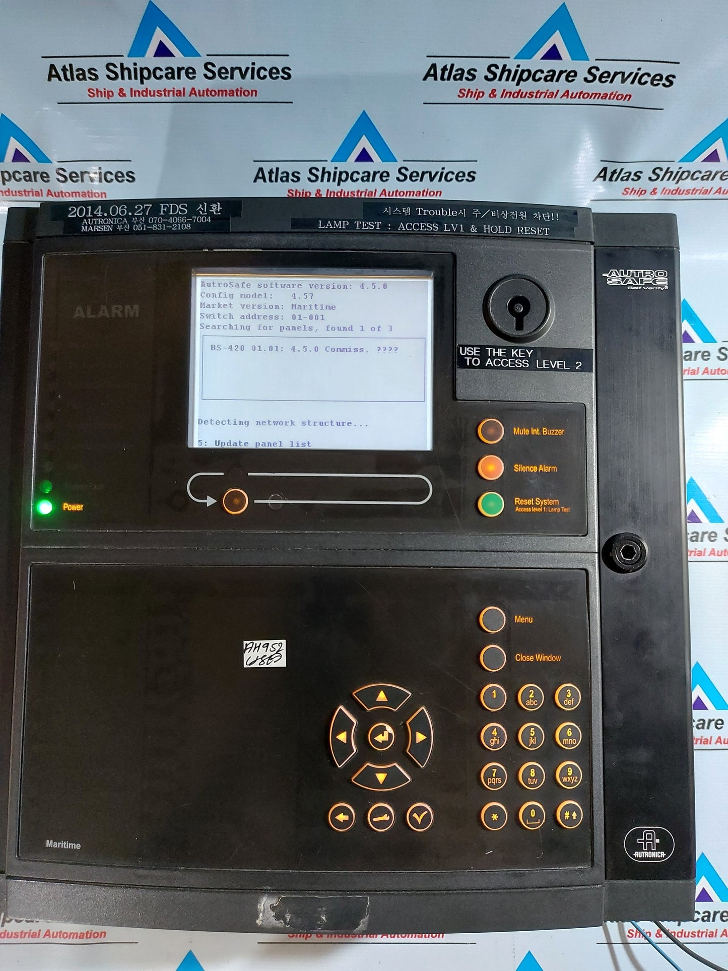 AUTRONICA BS-420M FIRE ALARM CONTROL PANEL