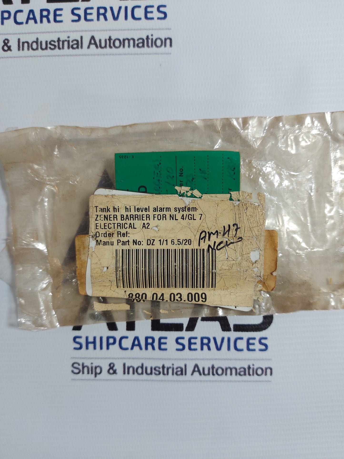 AUTRONICA DZ-1/1-6,5/20 ZENZER BARRIER SAFETY MODULE