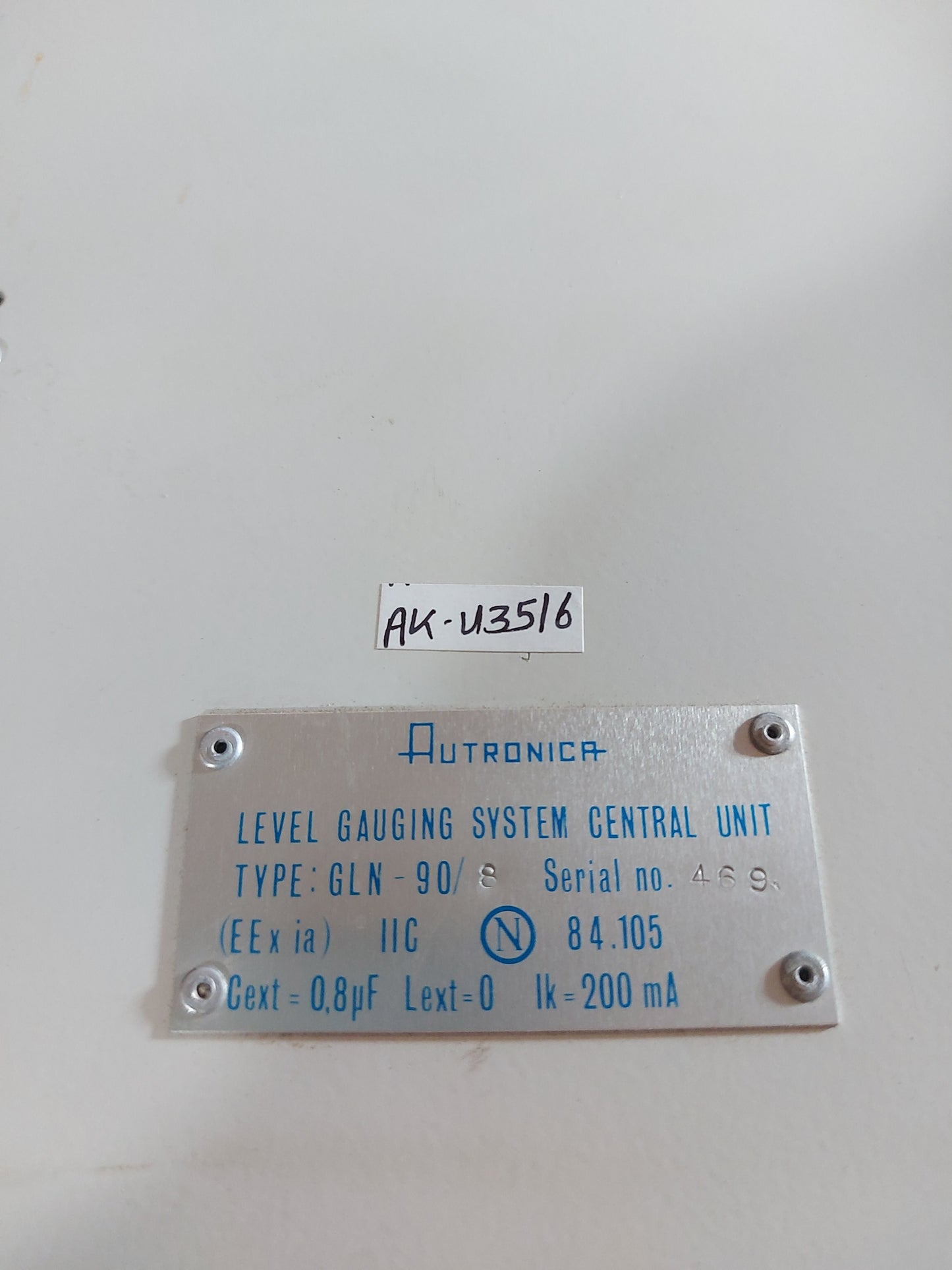 AUTRONICA GLN-90/8 LEVEL GAUGING SYSTEM GENTRAL UNIT