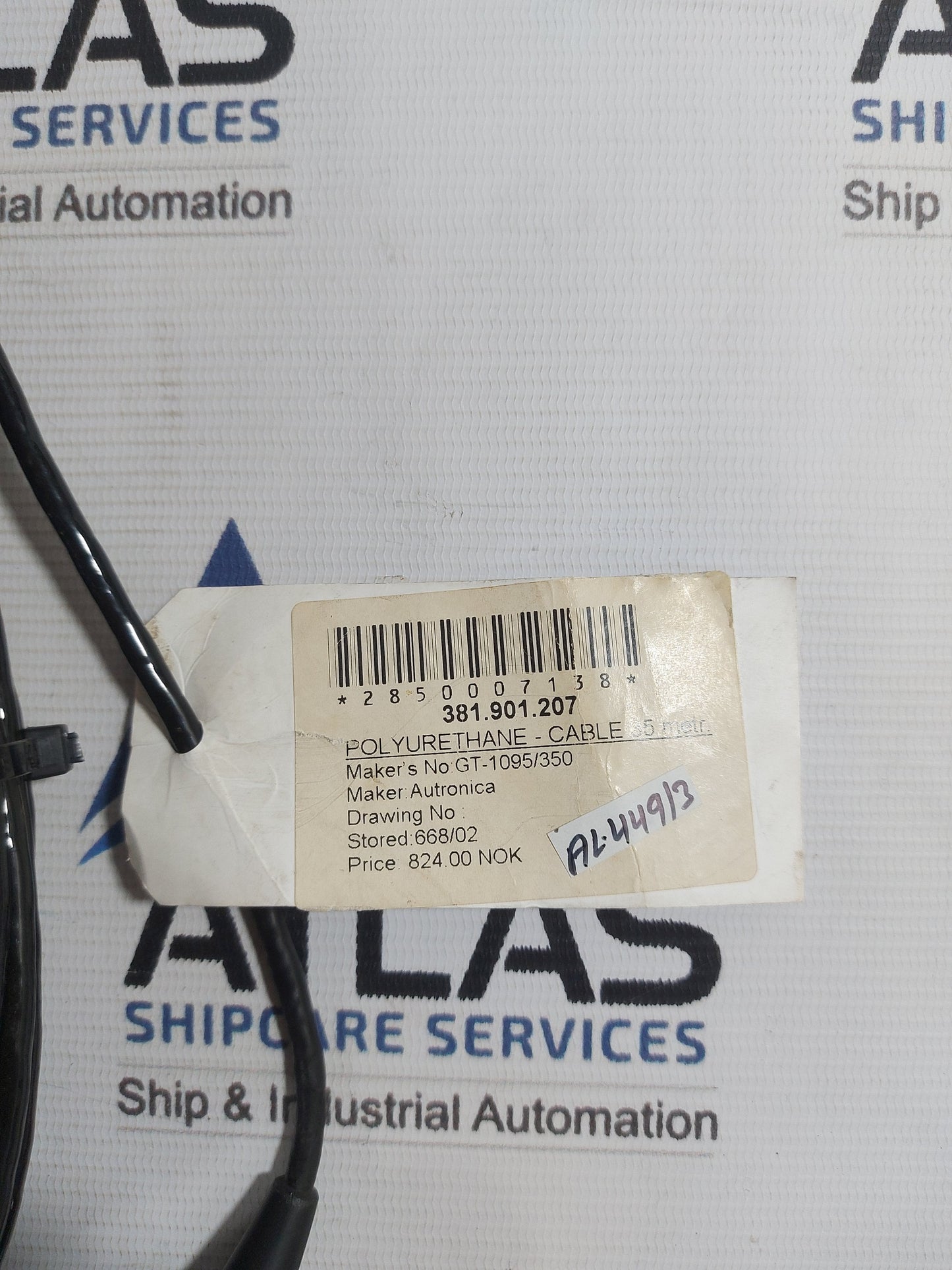 AUTRONICA GT-1095/350 POLYURETHANE-CABLE 35 METR