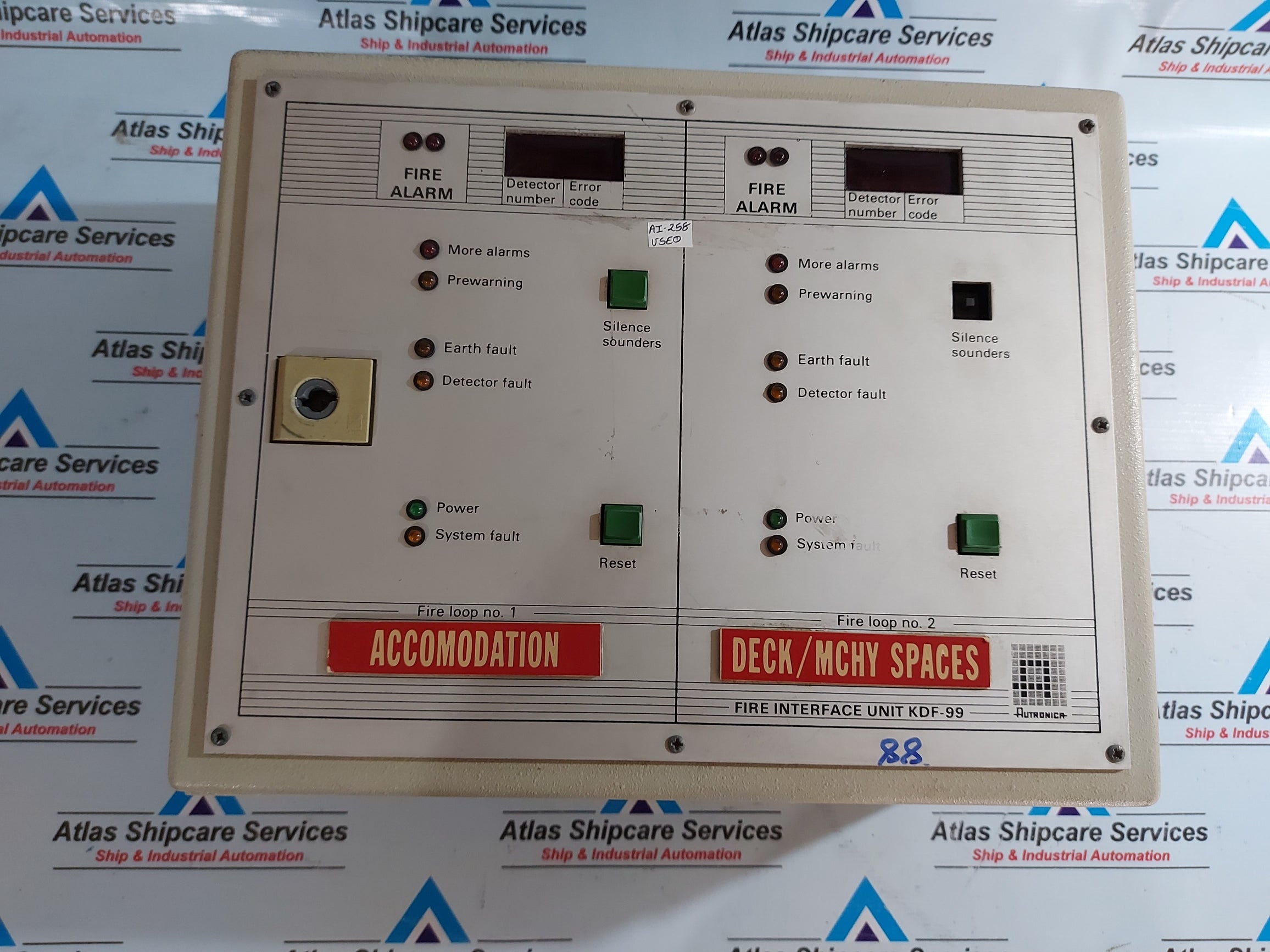 AUTRONICA KDF-99 FIRE INTERFACE UNIT – Atlas Shipcare Services