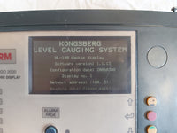 AUTRONICA KONGSBERG NL-190/G LEVEL GAUGING SYSTEM ALARM PANEL