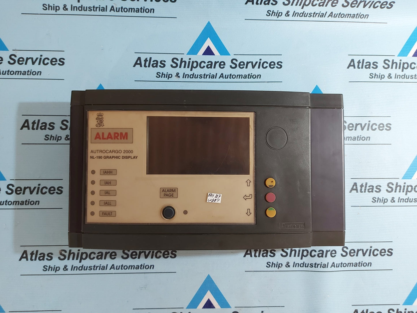 AUTRONICA KONGSBERG NL-190/G LEVEL GAUGING SYSTEM ALARM PANEL