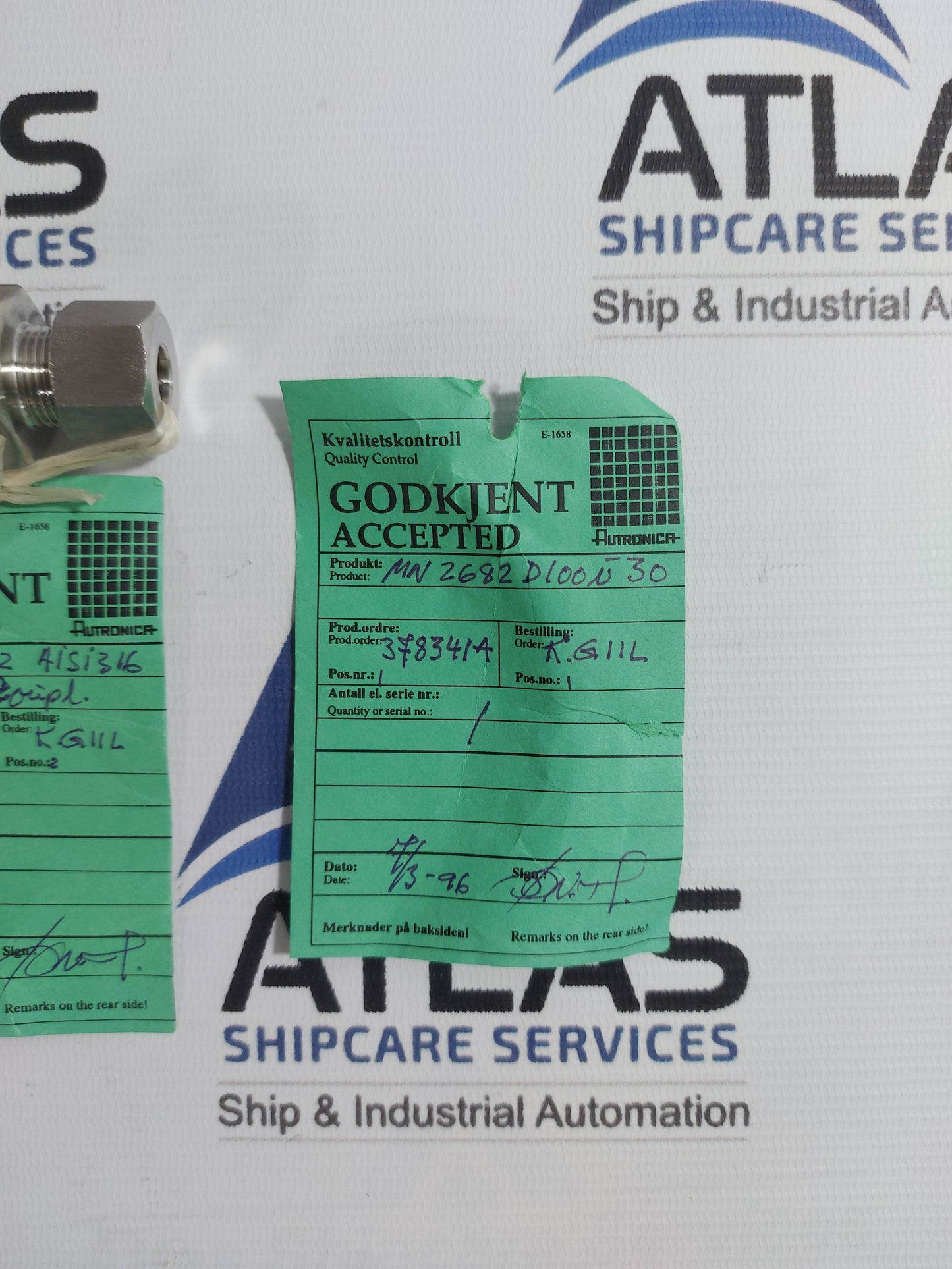 AUTRONICA MN2682D 100U30 TEMPERATURE SENSOR