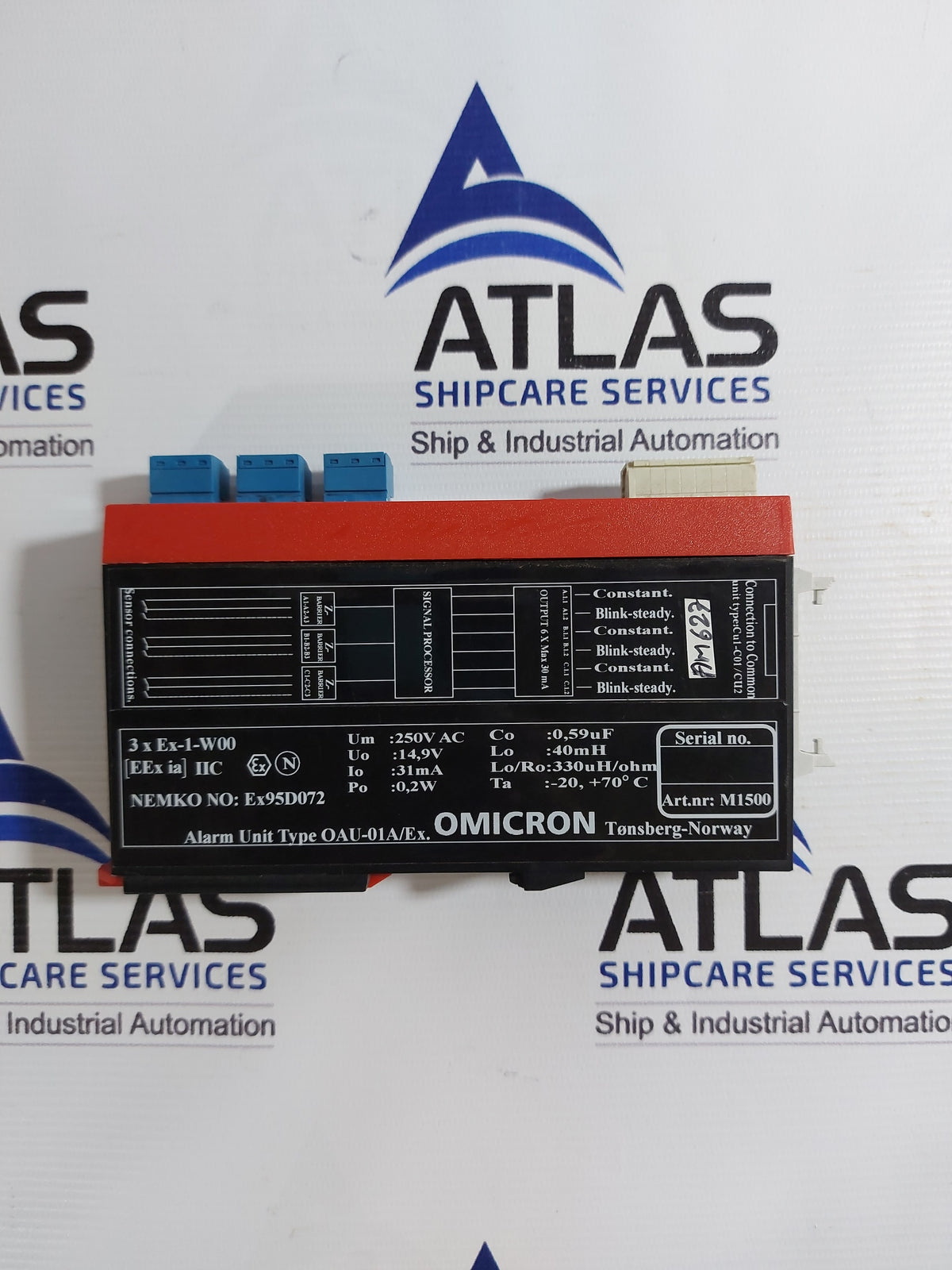 AUTRONICA/OMICRON OAU-01A/Ex ALARM UNIT