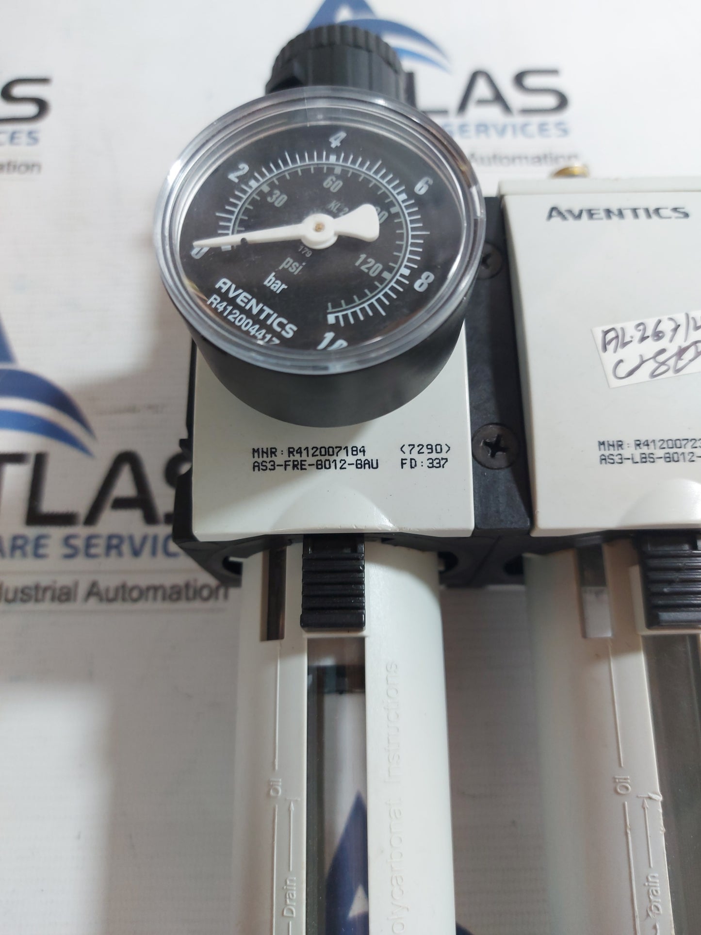 AVENTICS PRESSURE REGULATING VALVES R412007184 + R412007231