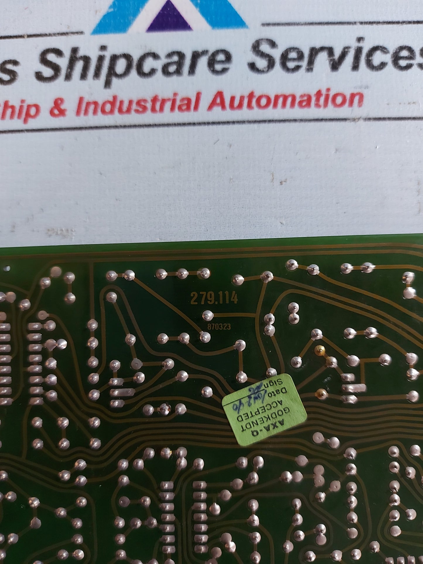 AXA QSR-2 PCB CARD 579154 REV.A