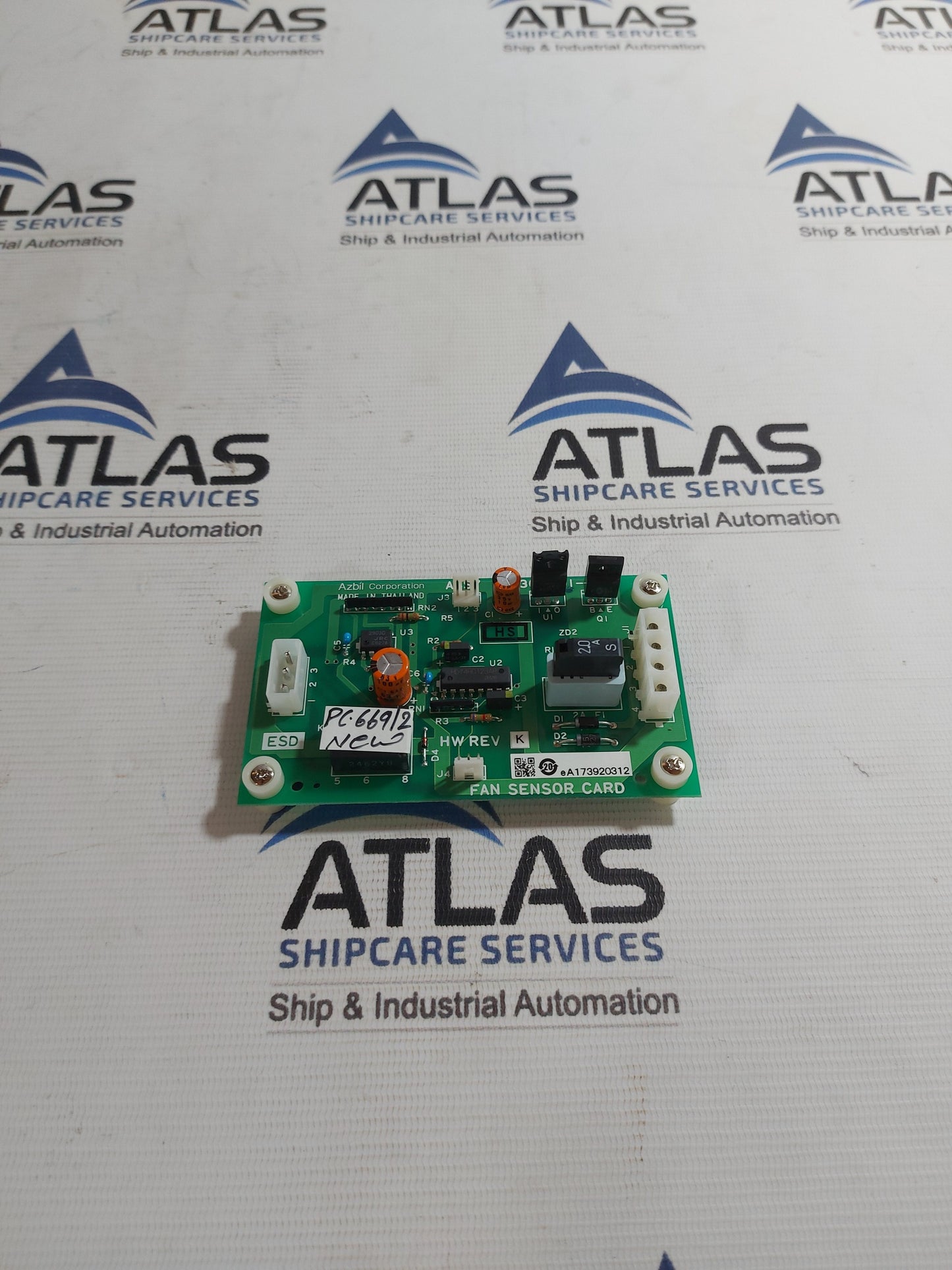 AZBIL 80363001-001 FAN SENSOR CARD REV K