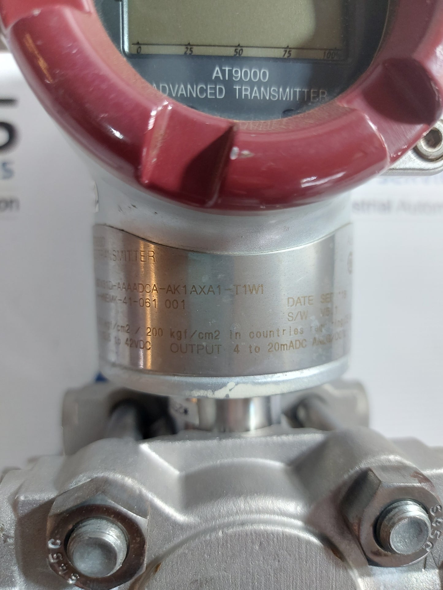 AZBIL AT9000 ADVANCED TRANSMITTER GTX31D-AAAADCA-AK1AXA1-T1W1
