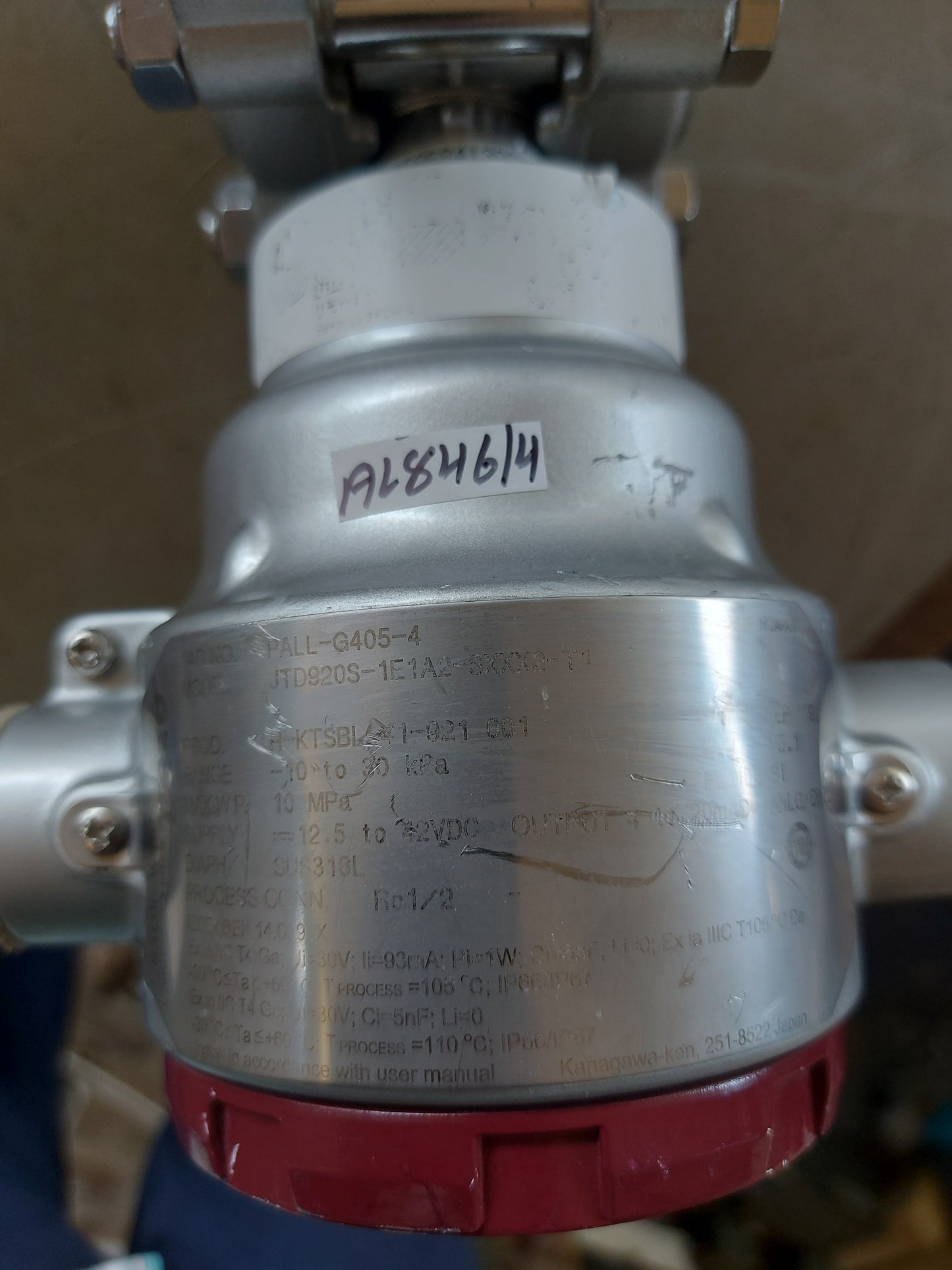 AZBIL AT9000 JTD920S-1E1A2-SXXX2-T1 DIFFERENTIAL PRESSURE TRANSMITTER