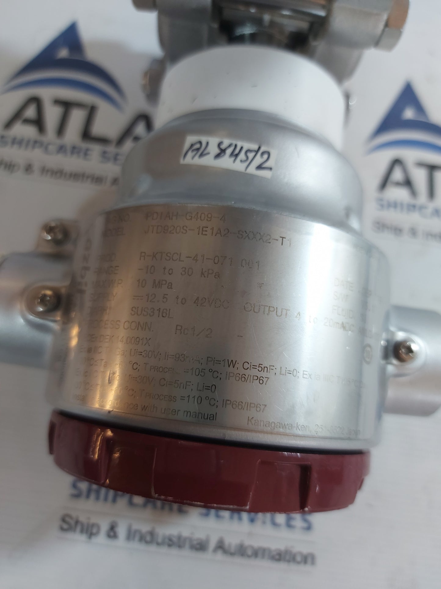 AZBIL AT9000 JTD920S-1E1A2-SXXX2-T1 DIFFERENTIAL PRESSURE TRANSMITTER