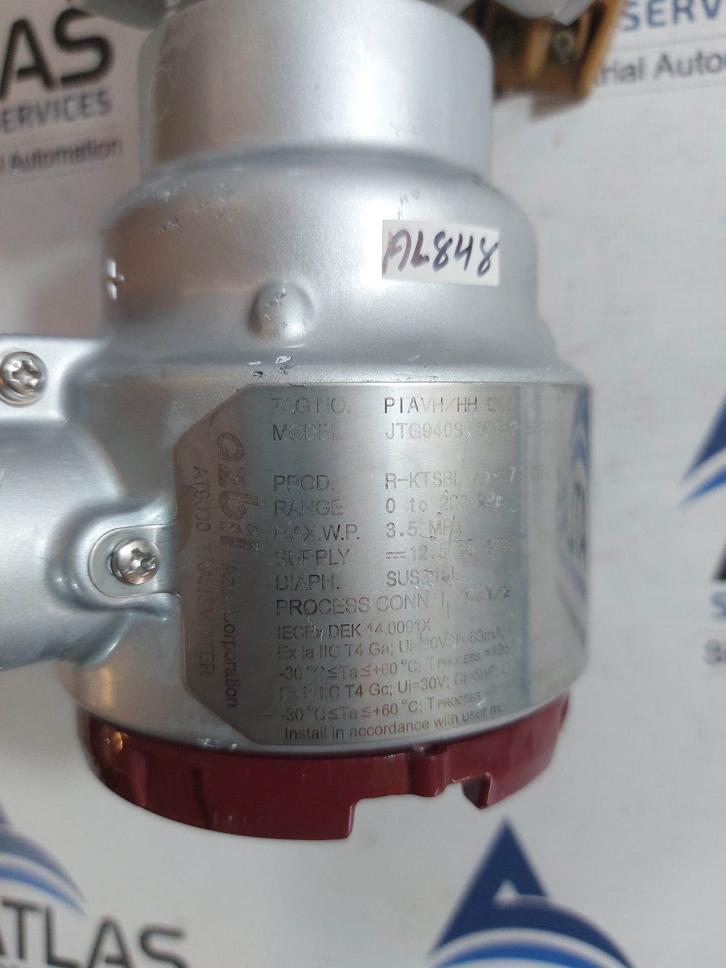 AZBIL AT9000 JTG940S-1E1A2-SXXX2-T1 DIFFERENTIAL PRESSURE TRANSMITTER