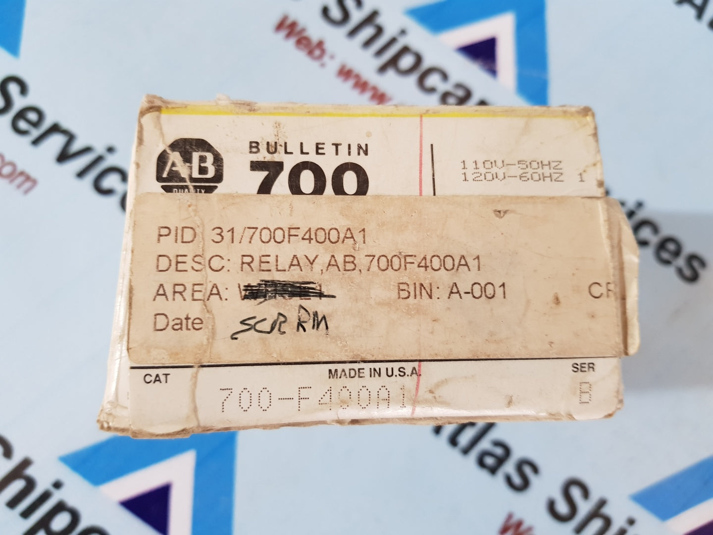 Allen-Bradley Bulletin 700 700-F400A1 Condrol Relay