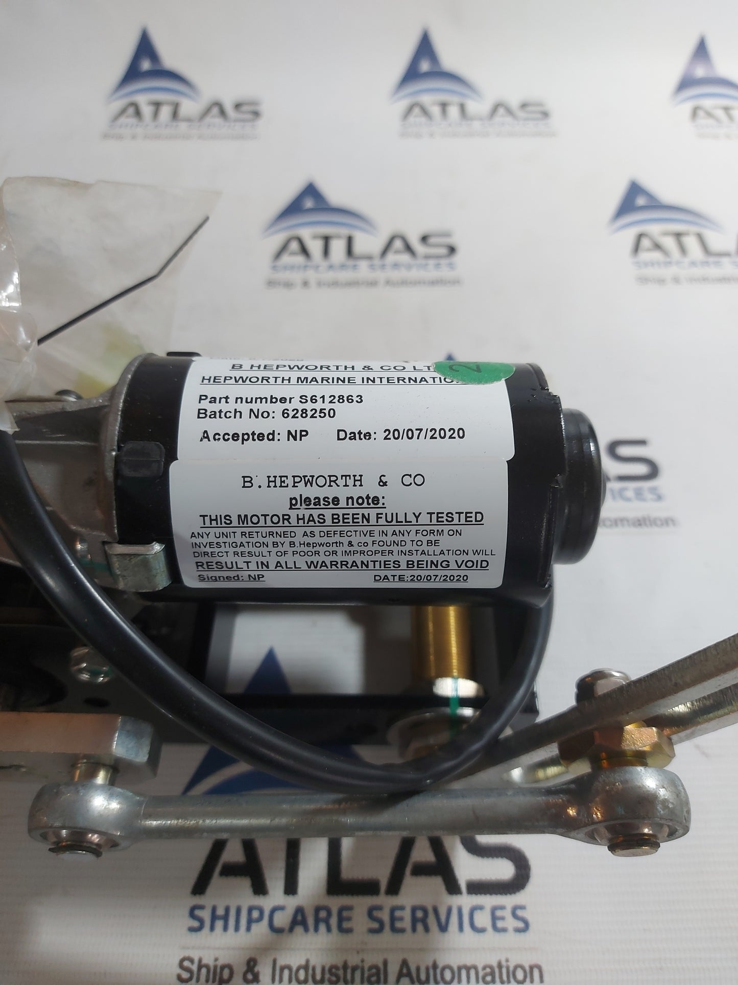 B. HEPWORTH 100865/2 WIPER MOTOR