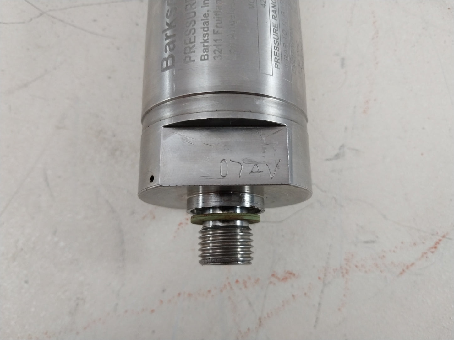 BARKSDALE 425X-07-A-Q19 PRESSURE TRANSDUCER -1 TO 15 BAR