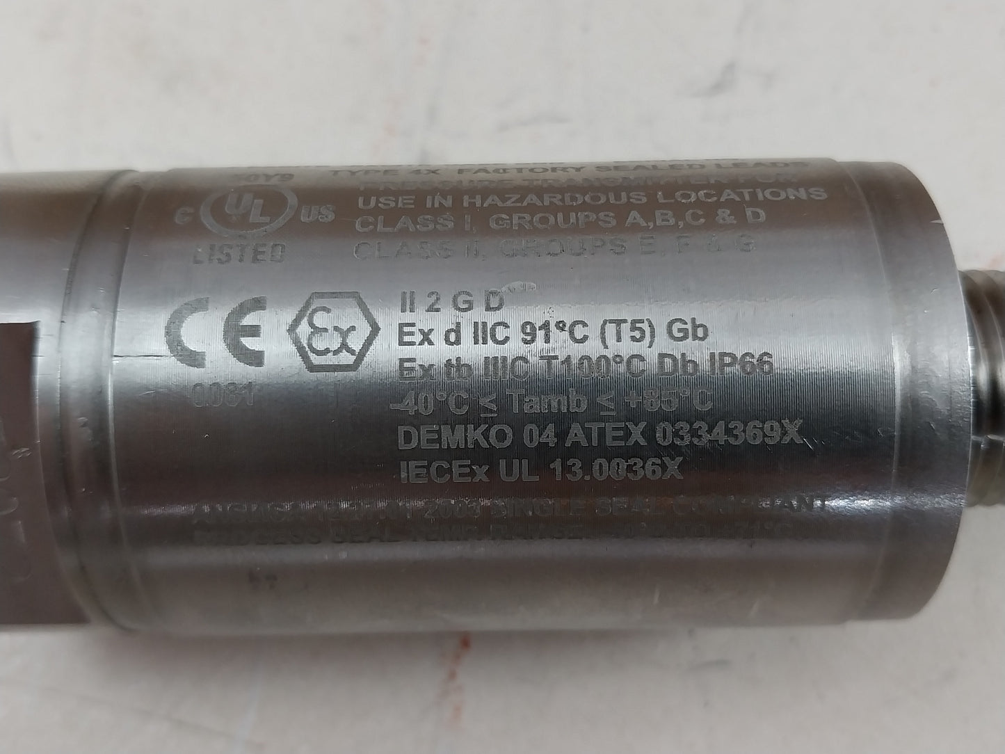 BARKSDALE 425X-07-A-Q19 PRESSURE TRANSDUCER -1 TO 15 BAR