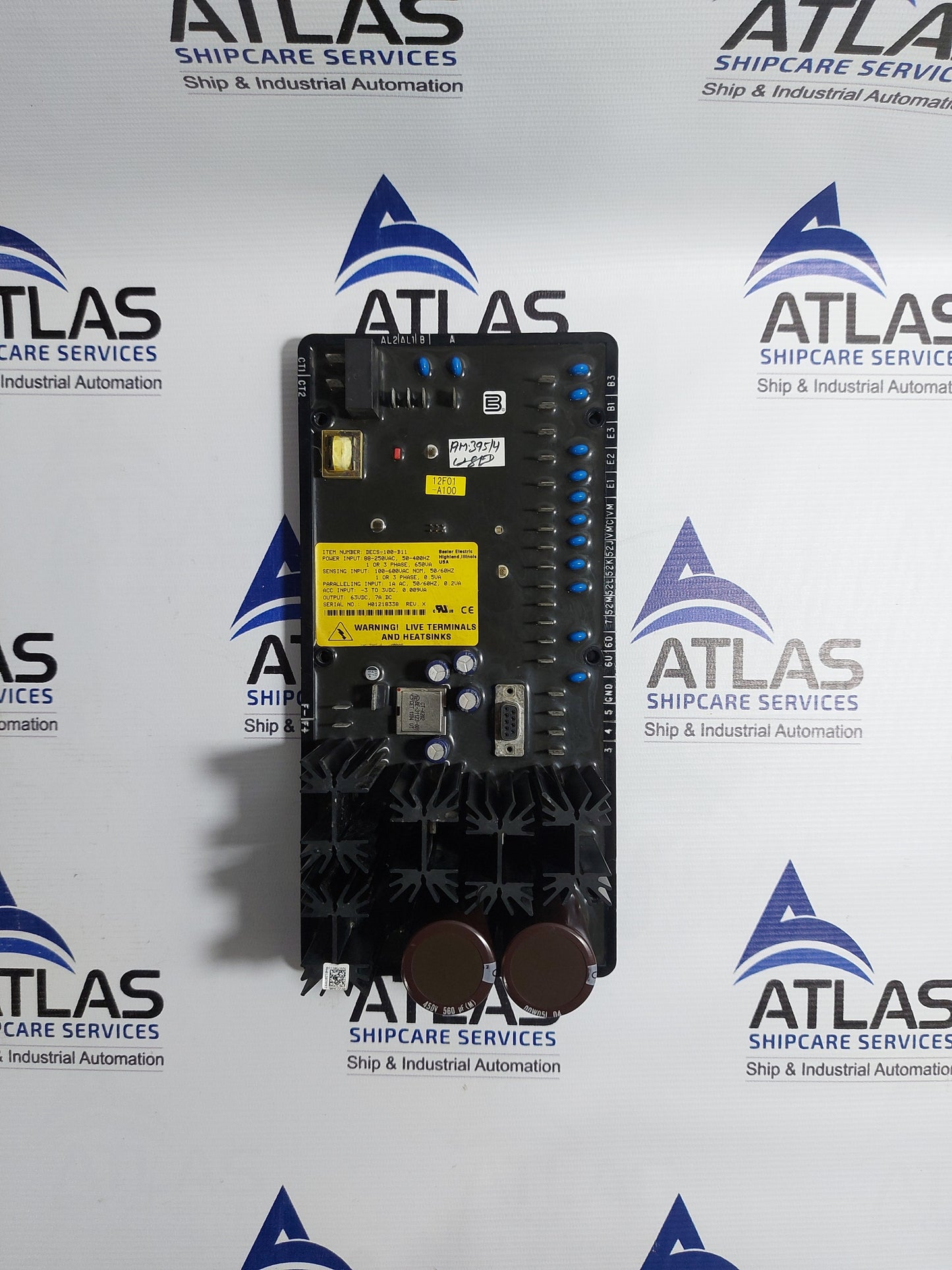 BASLER DECS-100-B11 AUTOMATIC VOLTAGE REGULATOR REV.X