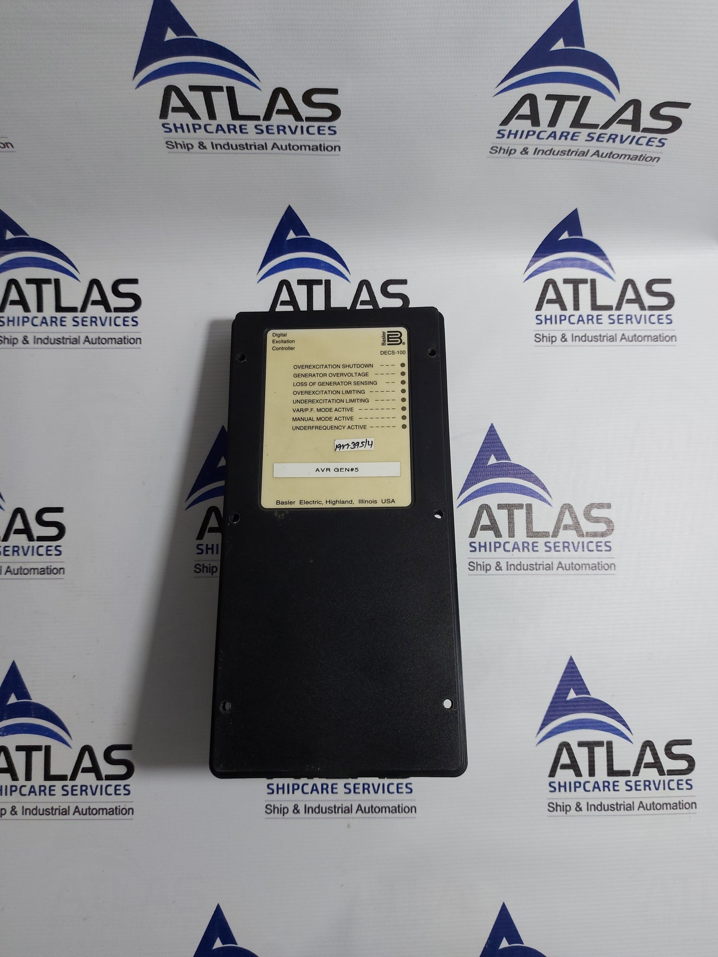 BASLER DECS-100-B11 AUTOMATIC VOLTAGE REGULATOR REV.X