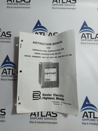 BASLER ELECTRIC BE1-27/59 UNDER/OVER VOLTAGE RELAY REV:B