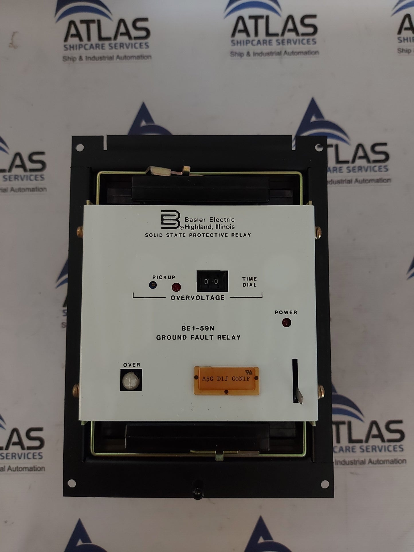 BASLER ELECTRIC BE1-59N GROUND FAULT OVERVOLTAGE RELAY REV:D