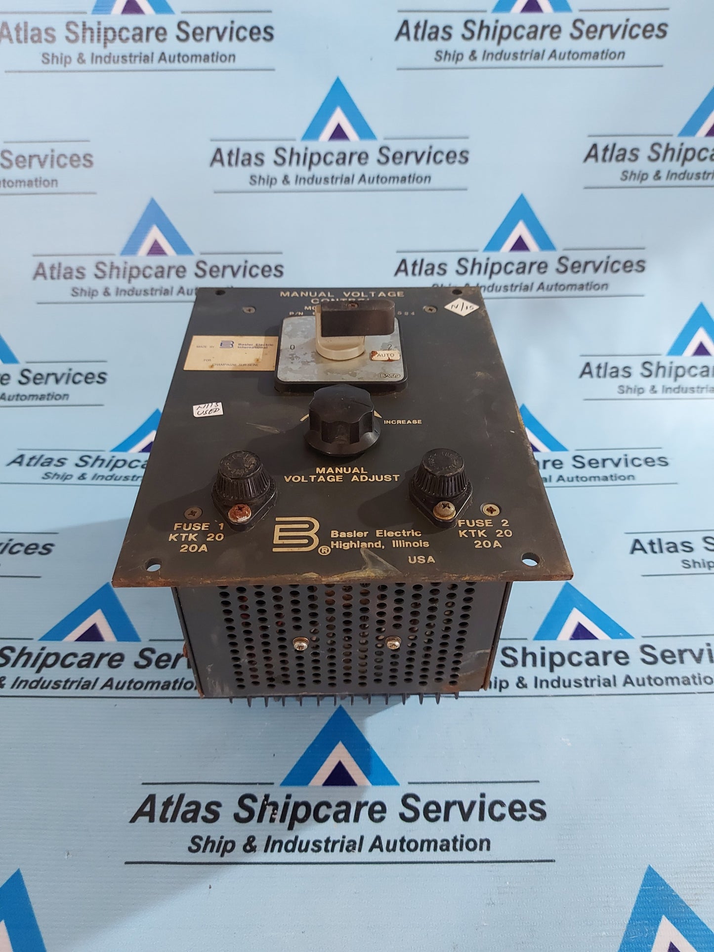 BASLER ELECTRIC MVC 112 MANUAL VOLTAGE CONTROL