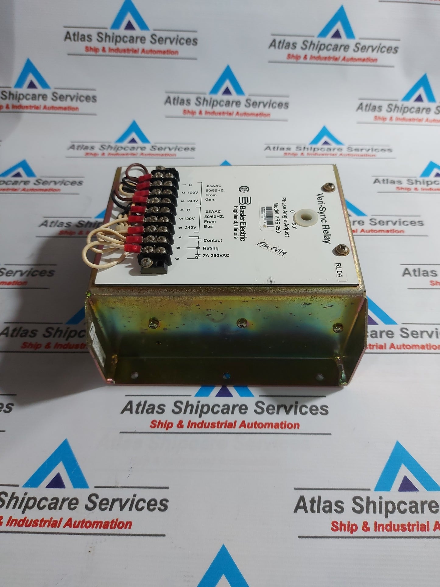 BASLER ELECTRIC PRS 250 VERI-SYNC RELAY 7A 250VAC