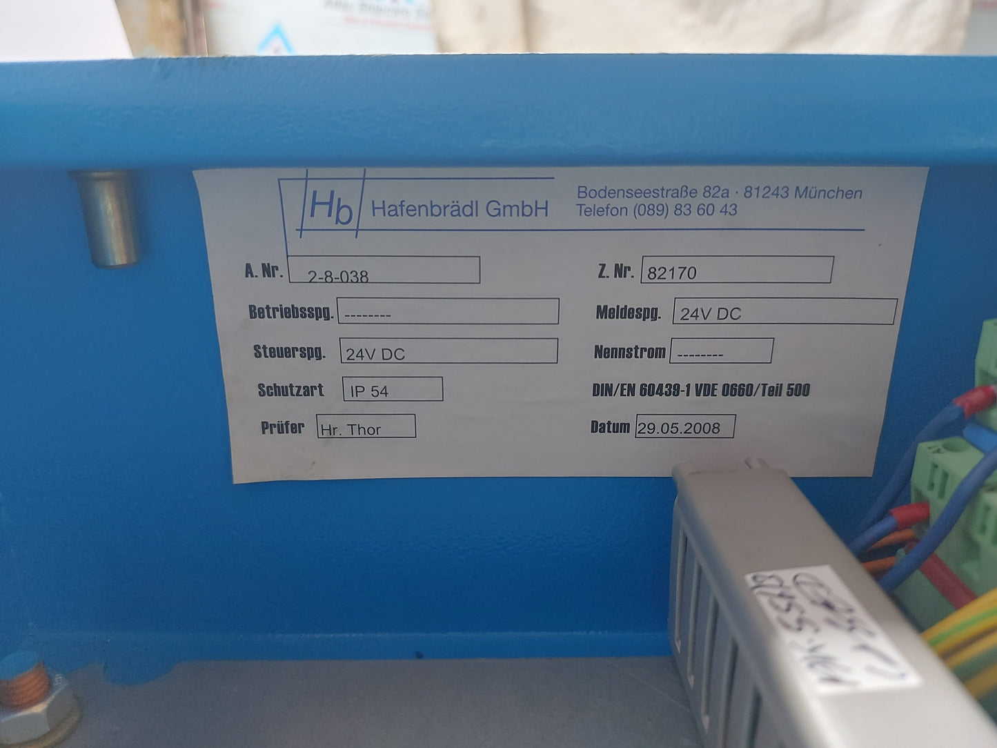 BAUER KOMPRESSOREN B-CONTROL COMPRESSOR REMOTE CONTROL PANEL