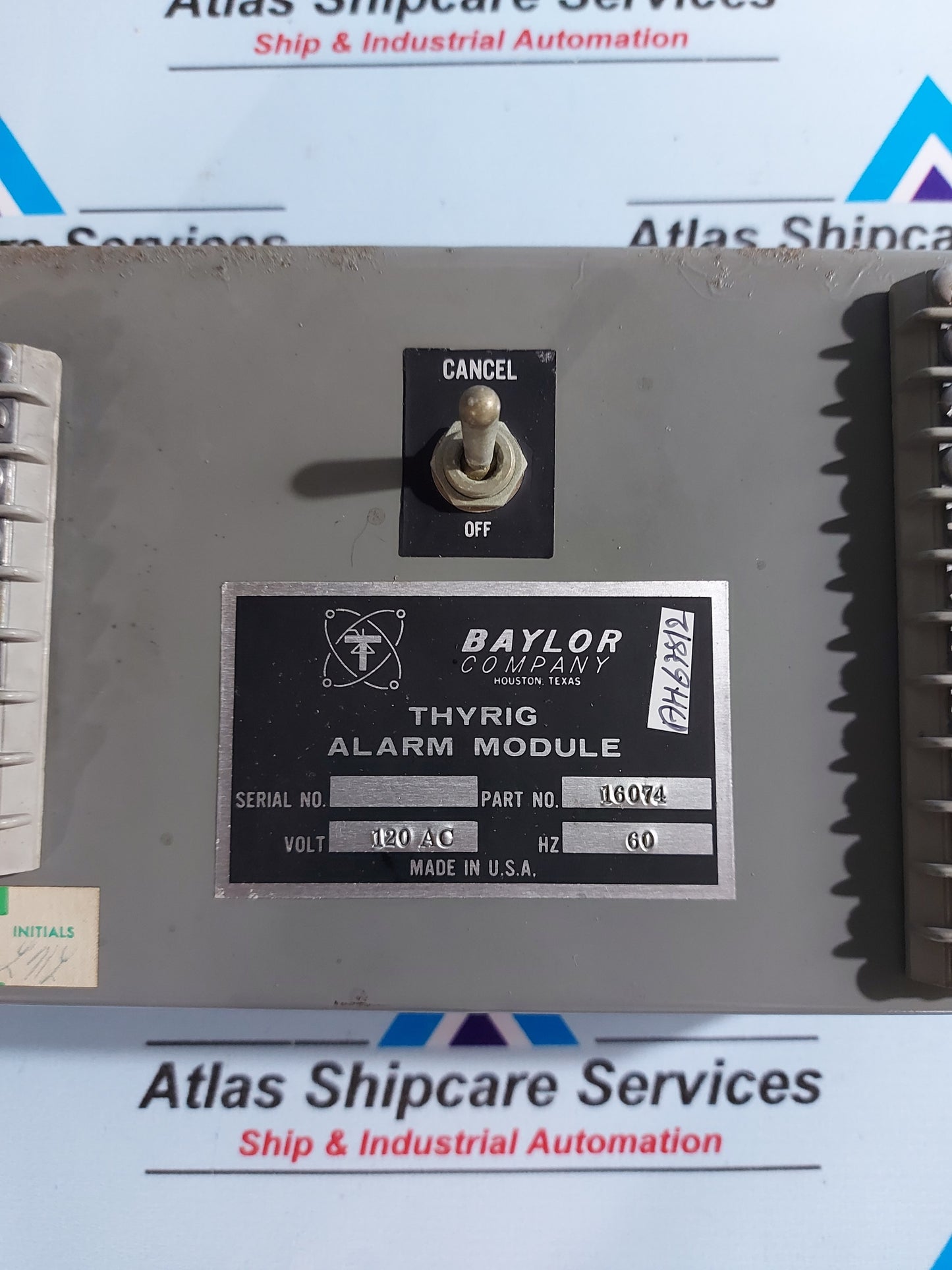 BAYLOR COMPANY 16074 THYRIG ALARM MODULE