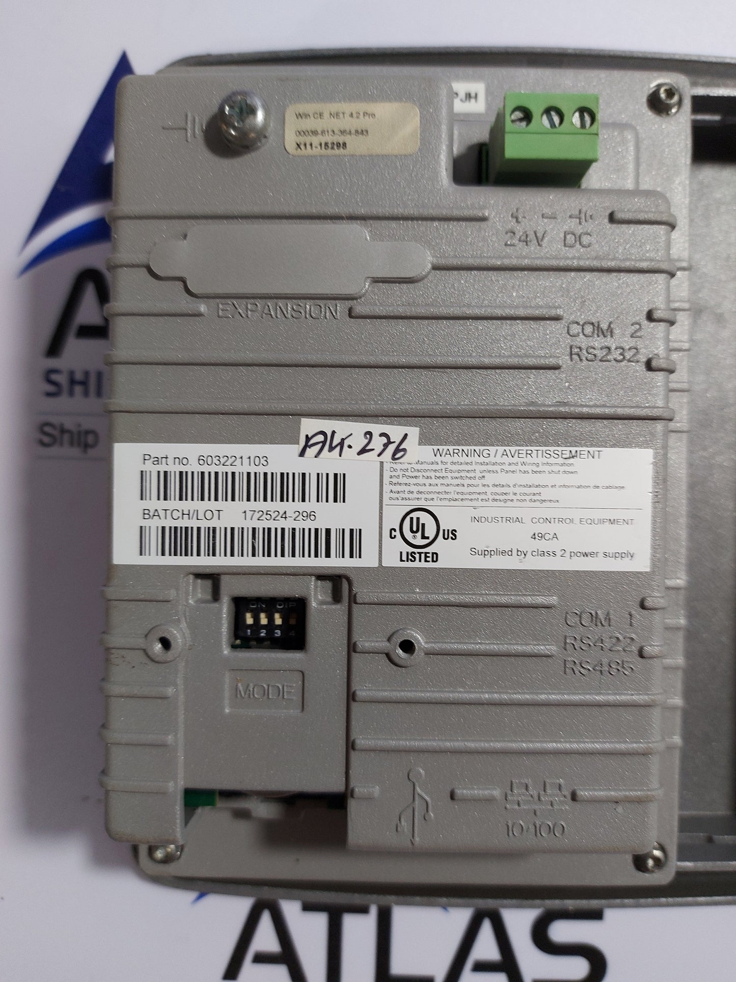 BEIJER ELECTRONICS E1032 TYPE 06701C DISPLAY OPERATOR PANEL