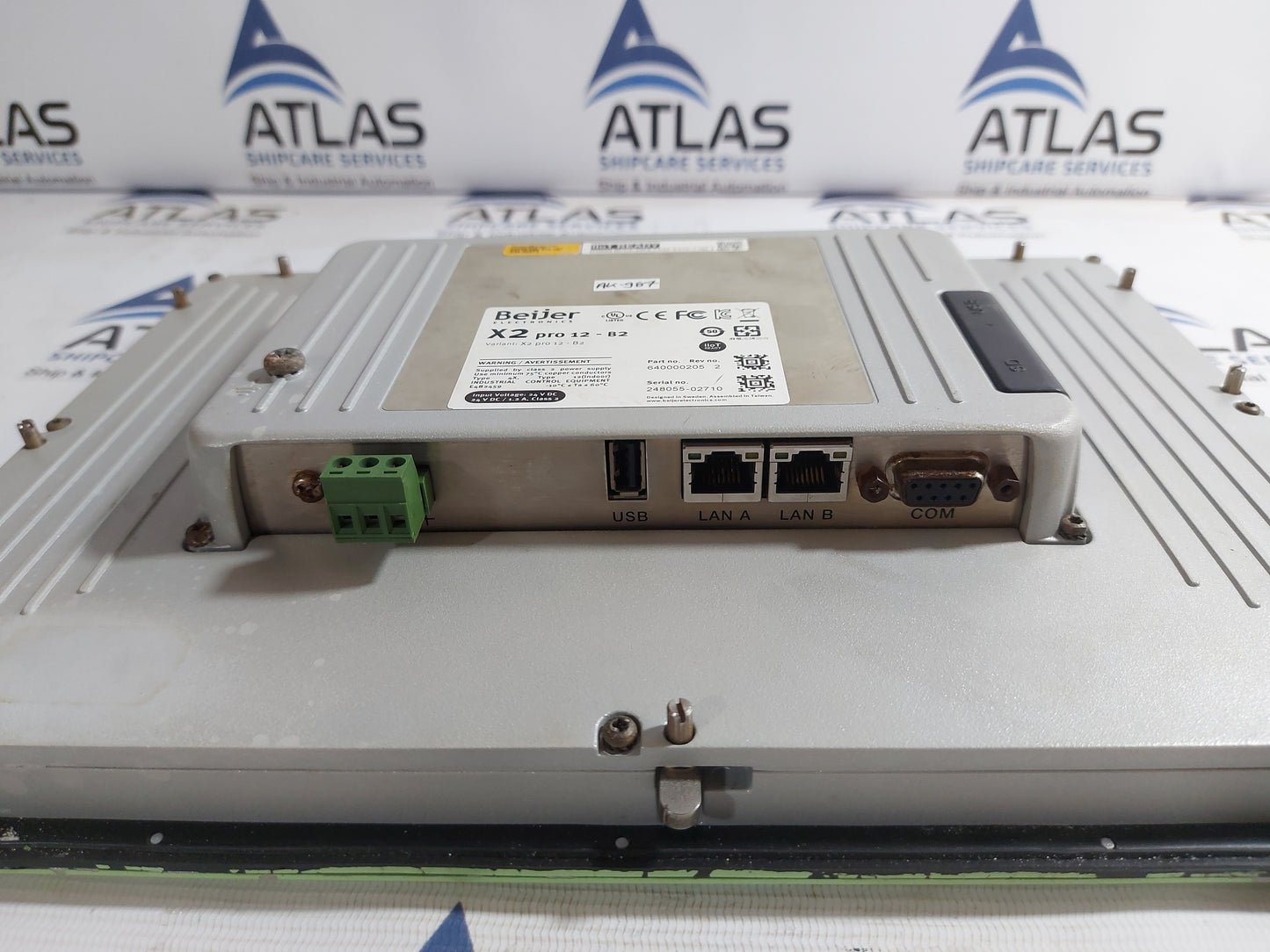 BEIJER ELECTRONICS X2 PRO 12-B2 HMI PANEL DISPLAY 640000205