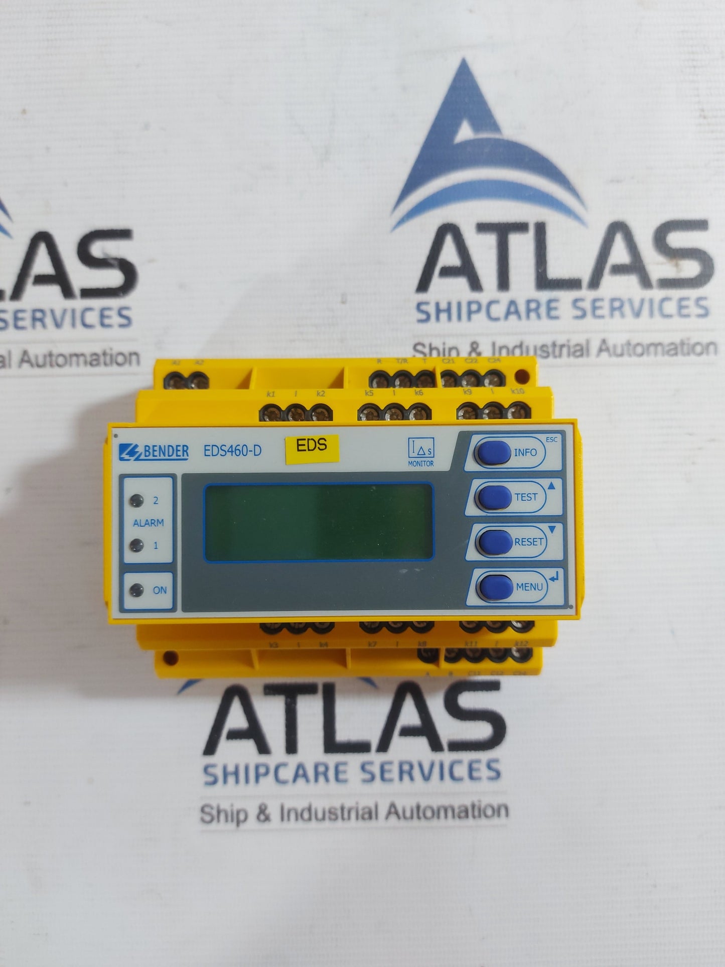BENDER EDS460-D-2 INSULATION FAULT EVALUATOR 70-260VAC/DC