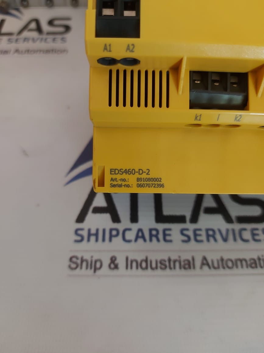 BENDER EDS460-D-2 INSULATION FAULT EVALUATOR 70-260VAC/DC
